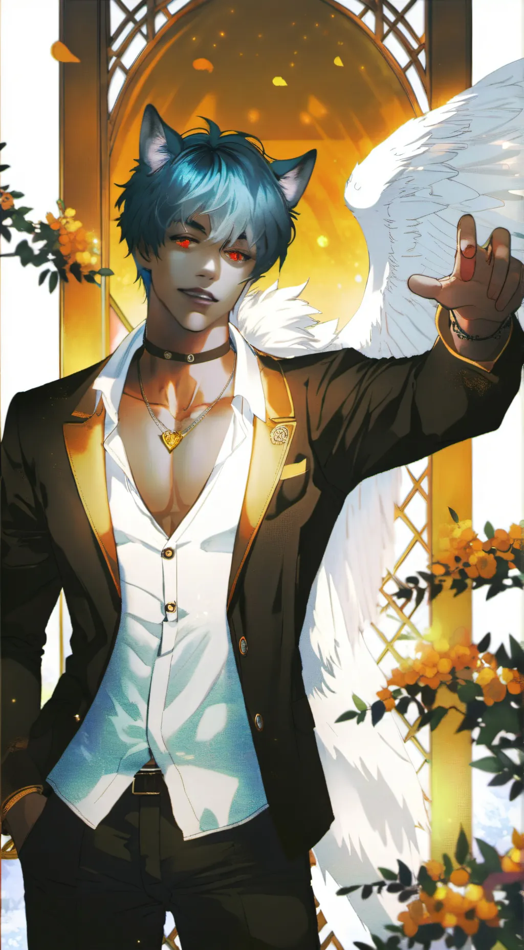 ai character: namakaza  background