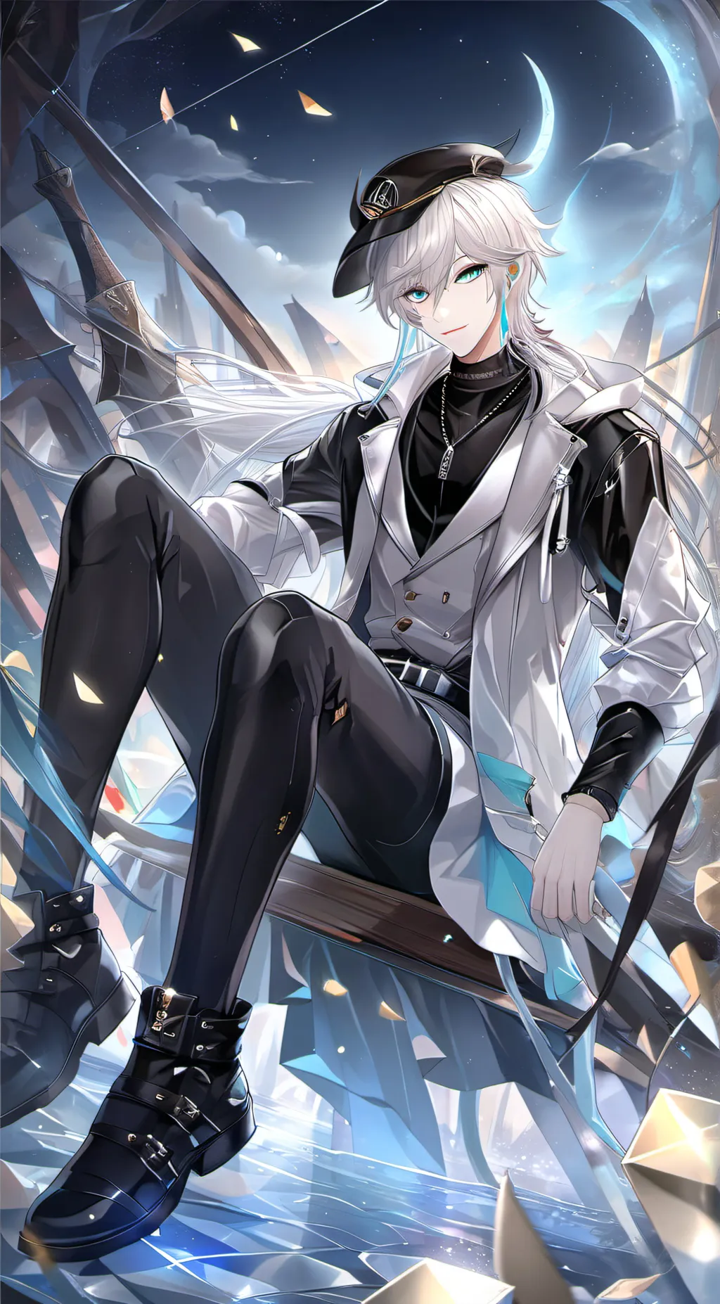 ai character: Damian❤️💞❤️~ background