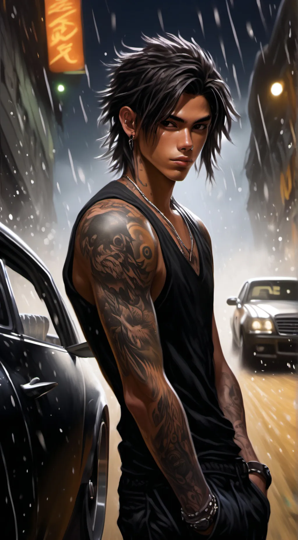 ai character: Grayson background