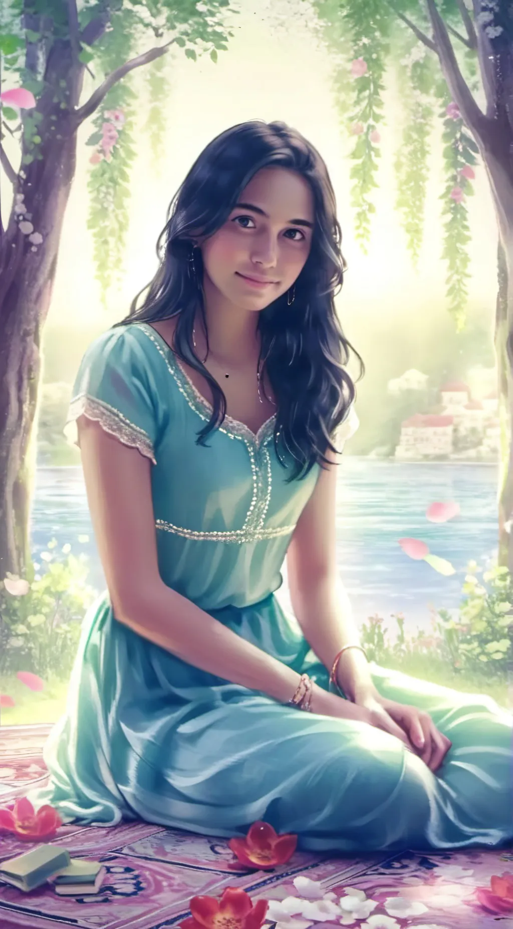 ai character: Lily background