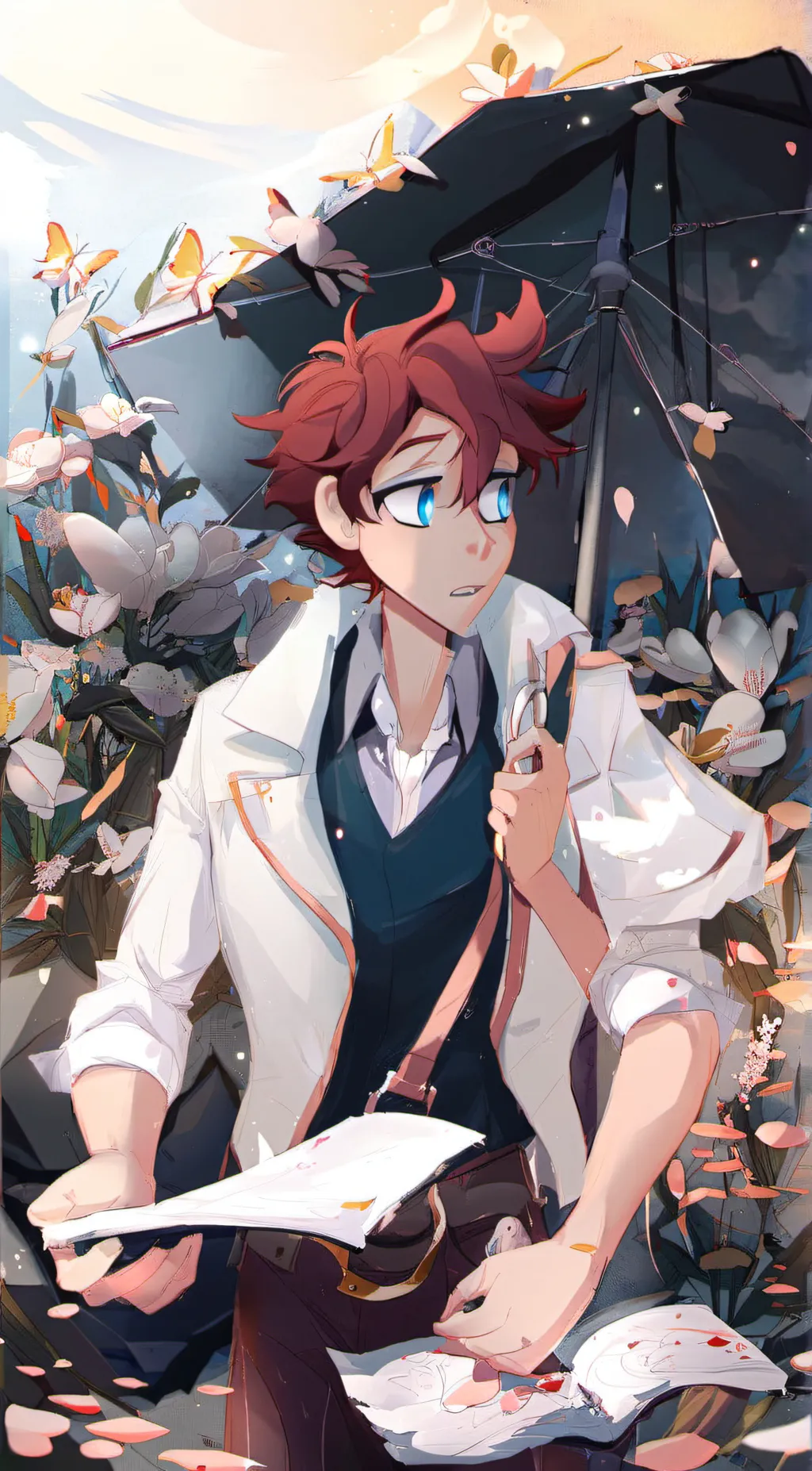 ai character: Michael Afton  background