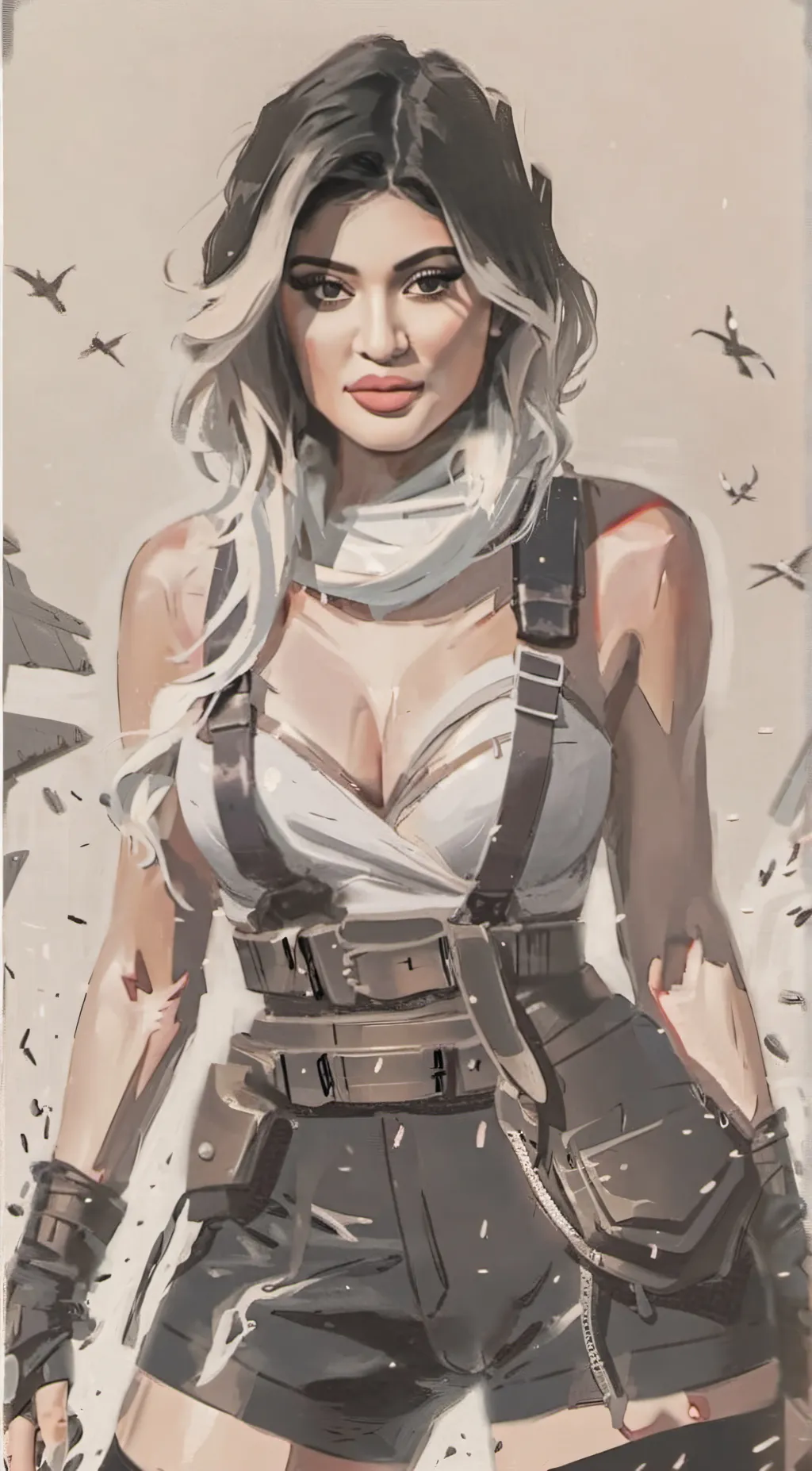 ai character: Kylie Jenner background