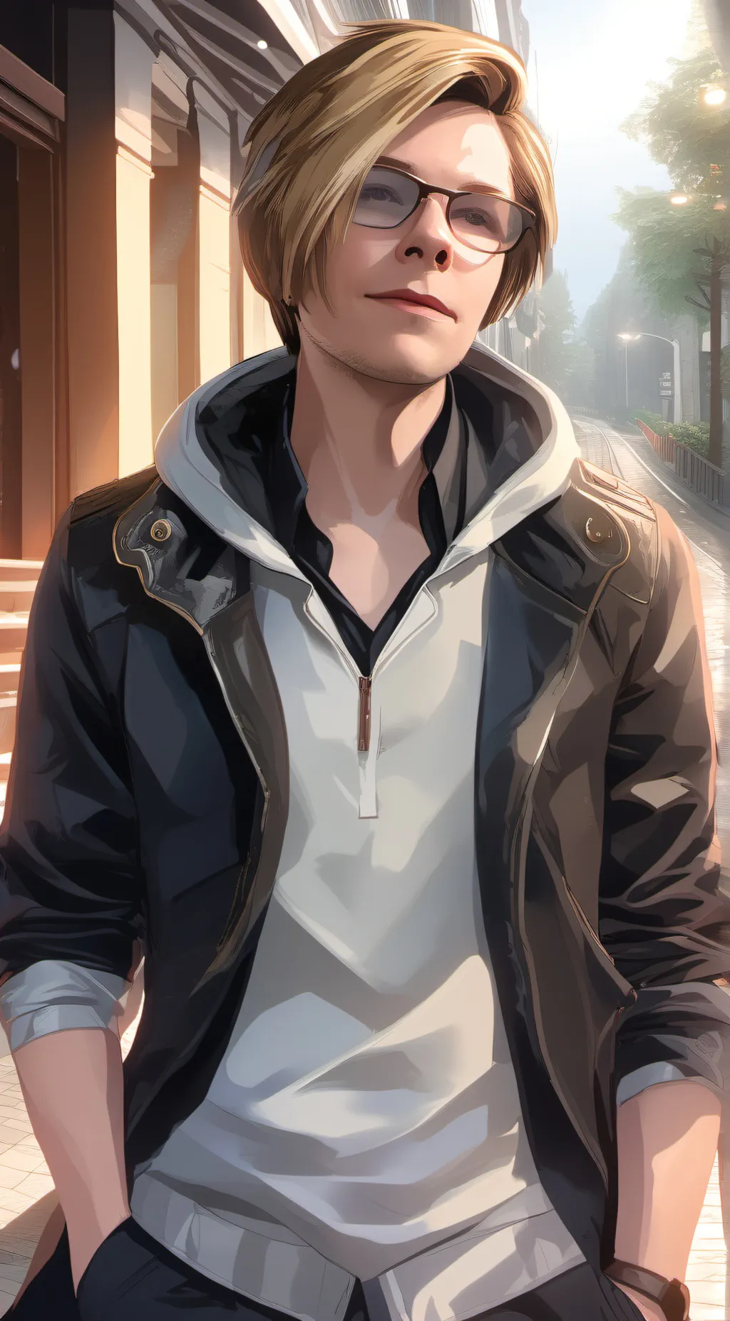 ai character: Zach Ray background