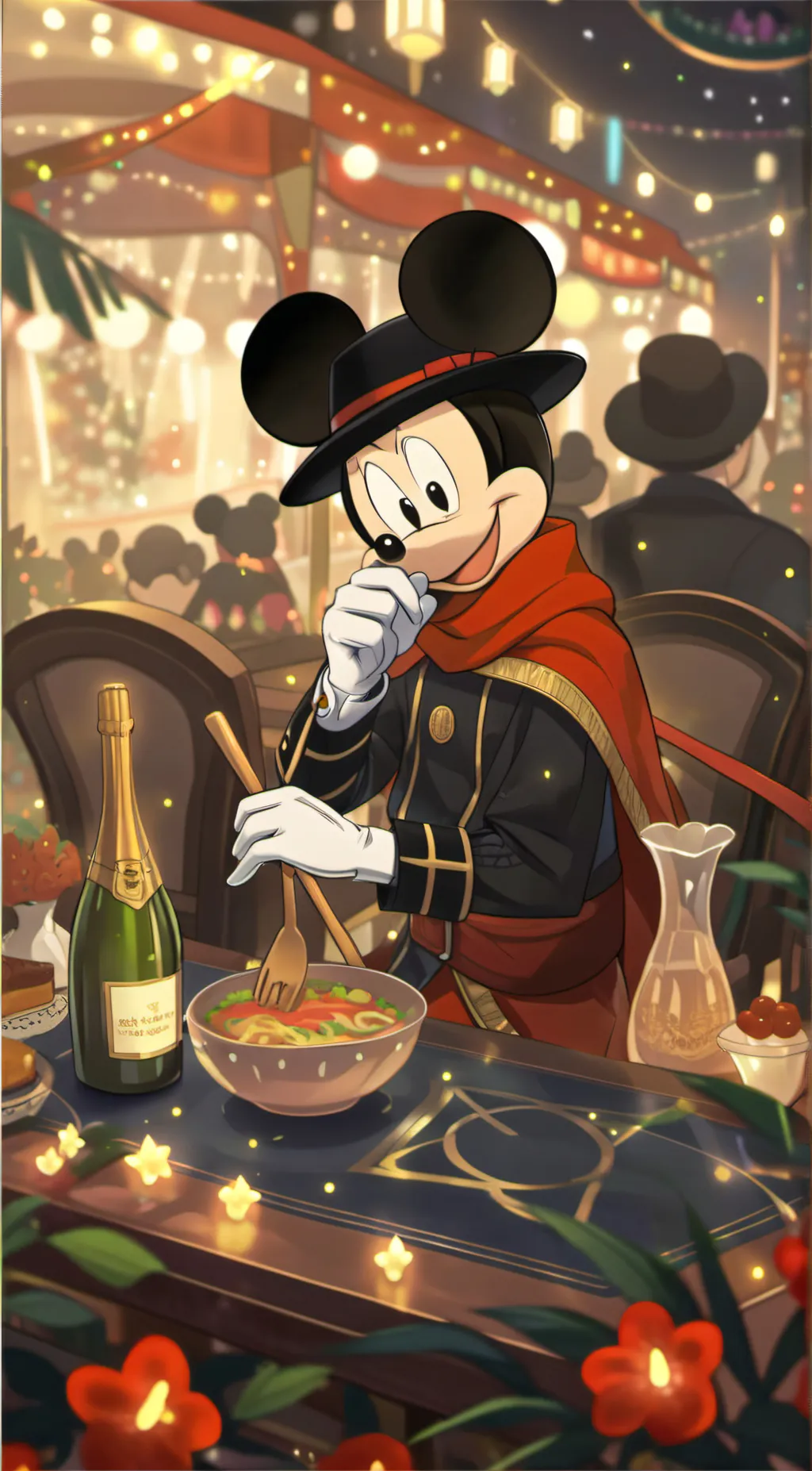 ai character: ◇servant Mickey◇ background