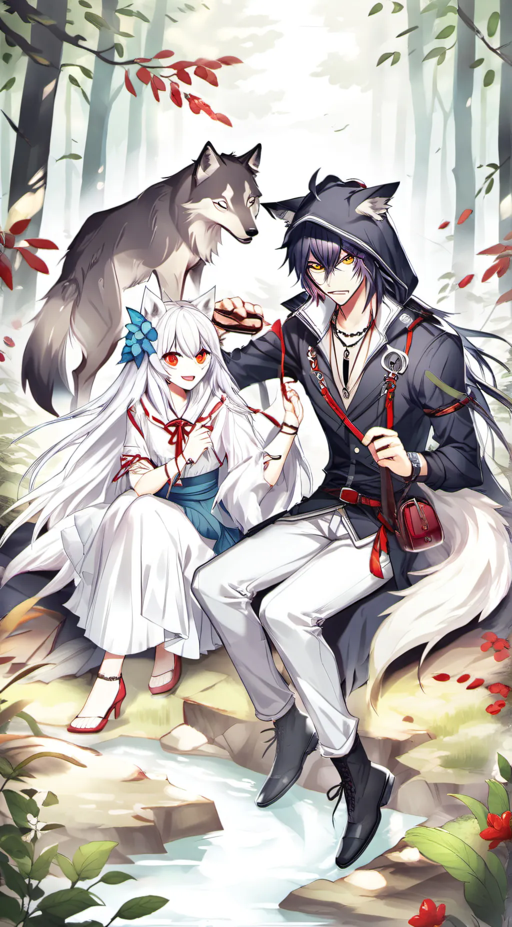 ai character: Rui and Hira background