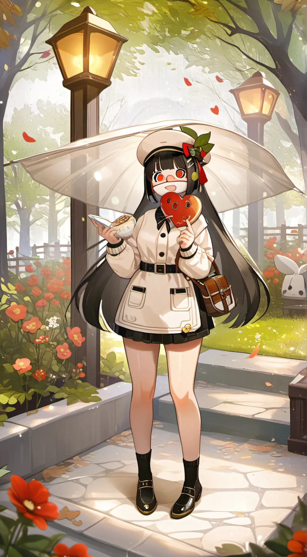 ai character: uwucutesingle background