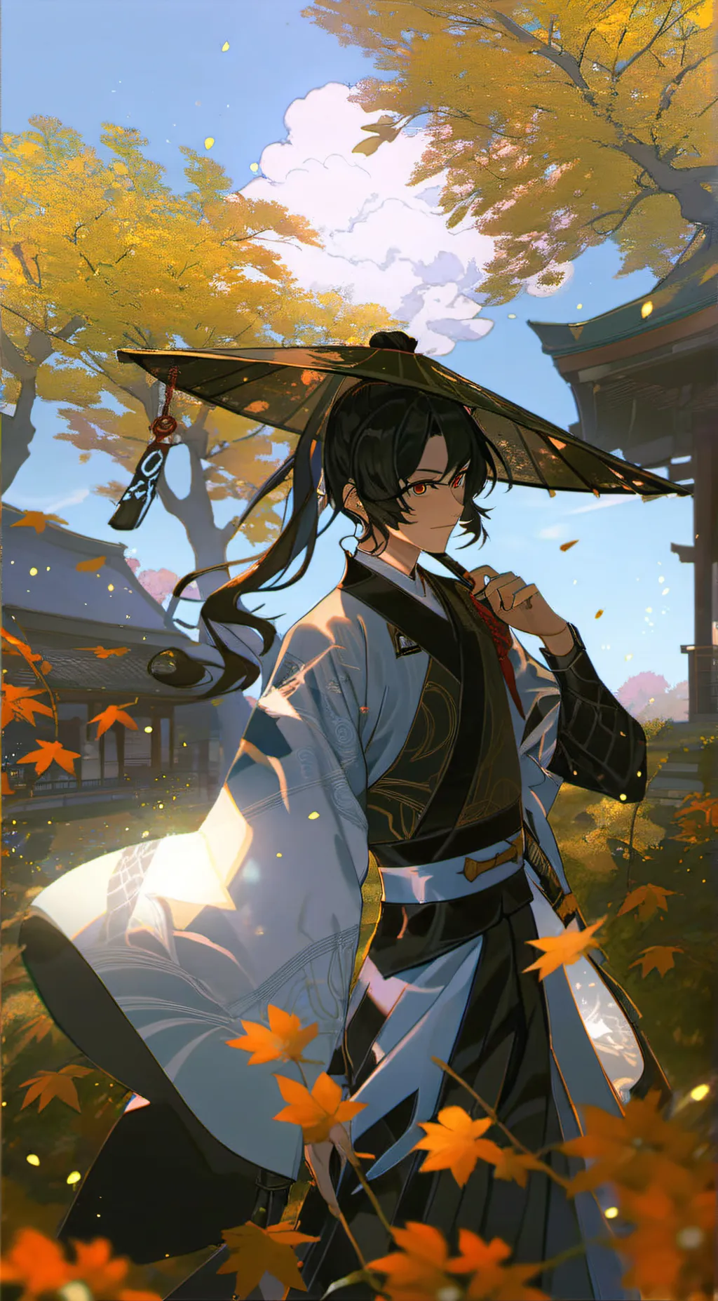 ai character: kny genshin au background