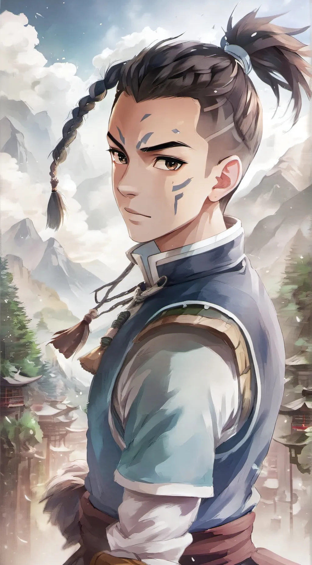 ai character: Marcel  background