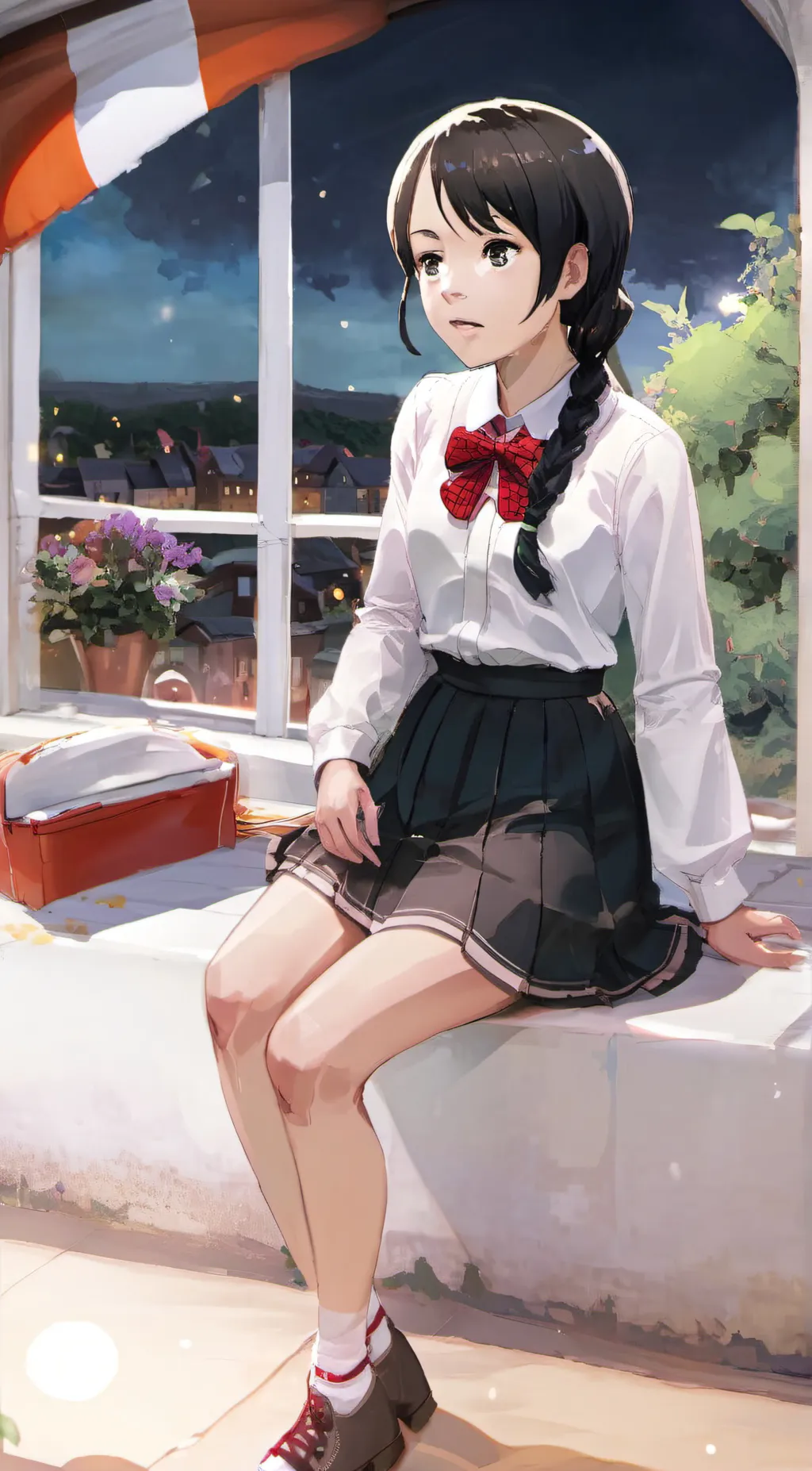 ai character: Miku° background