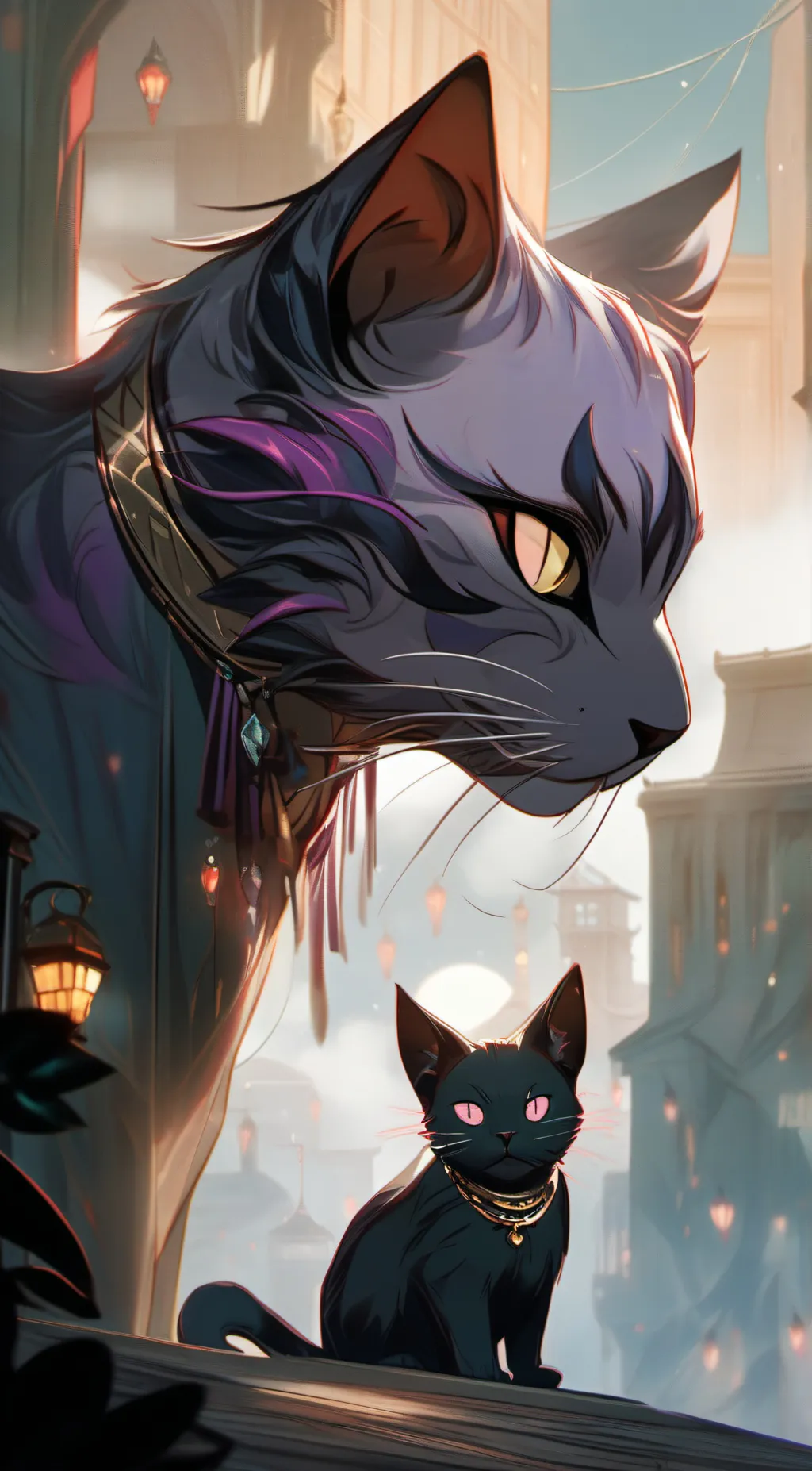 ai character: catnap background