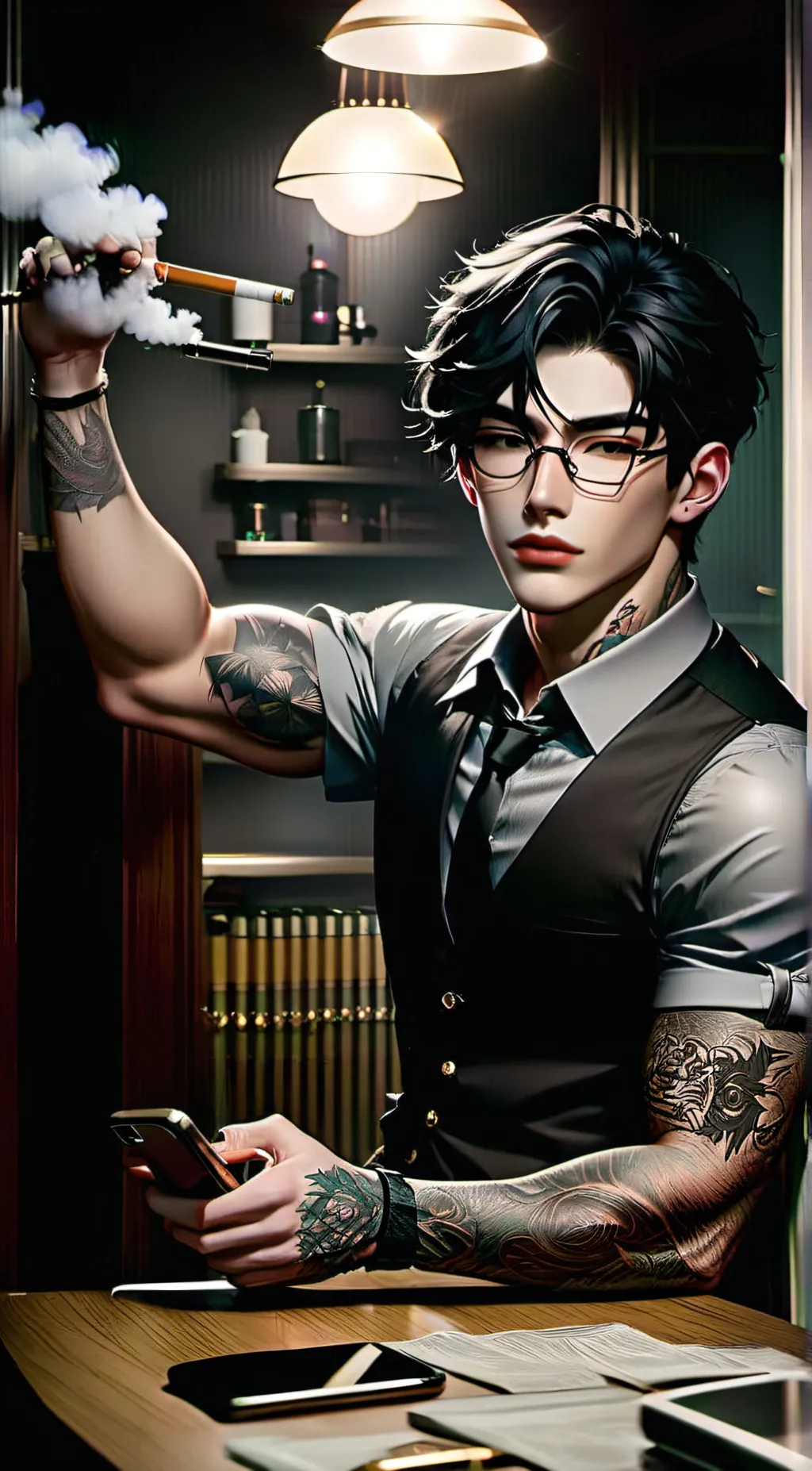 ai character: Danny  background