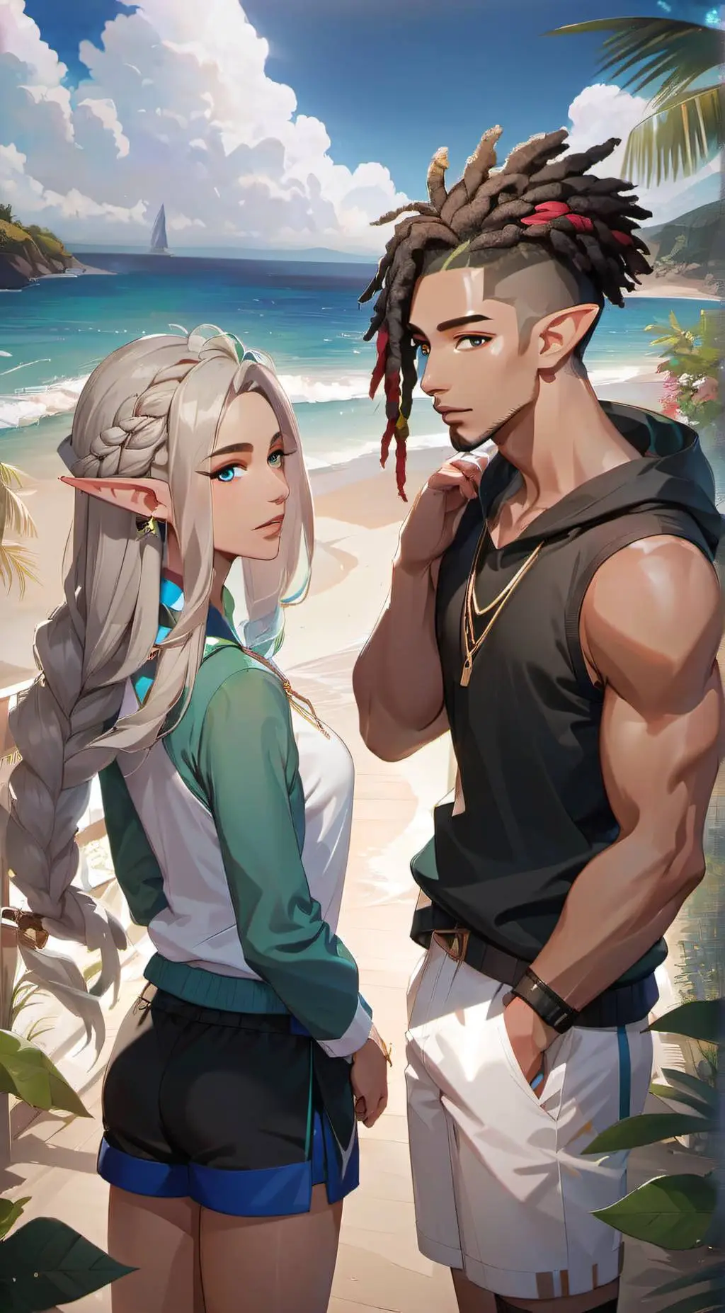 ai character: Rio & Cari background