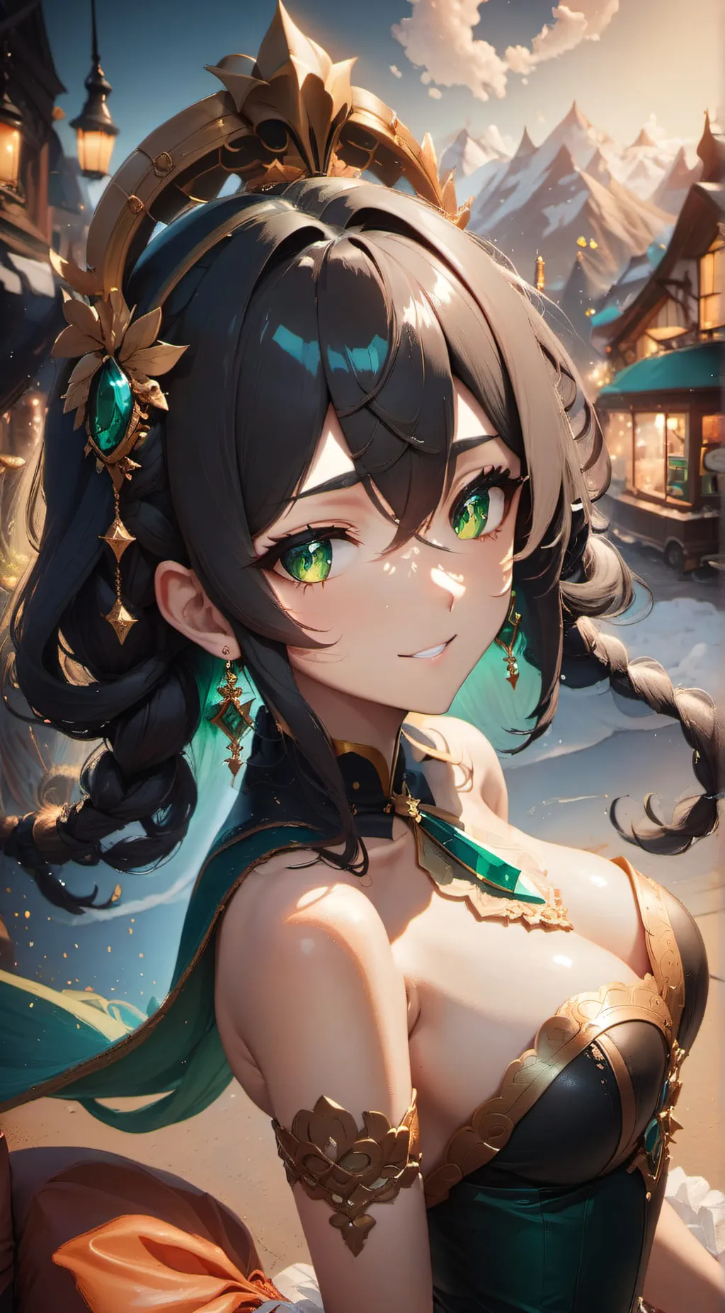 ai character: Ember background