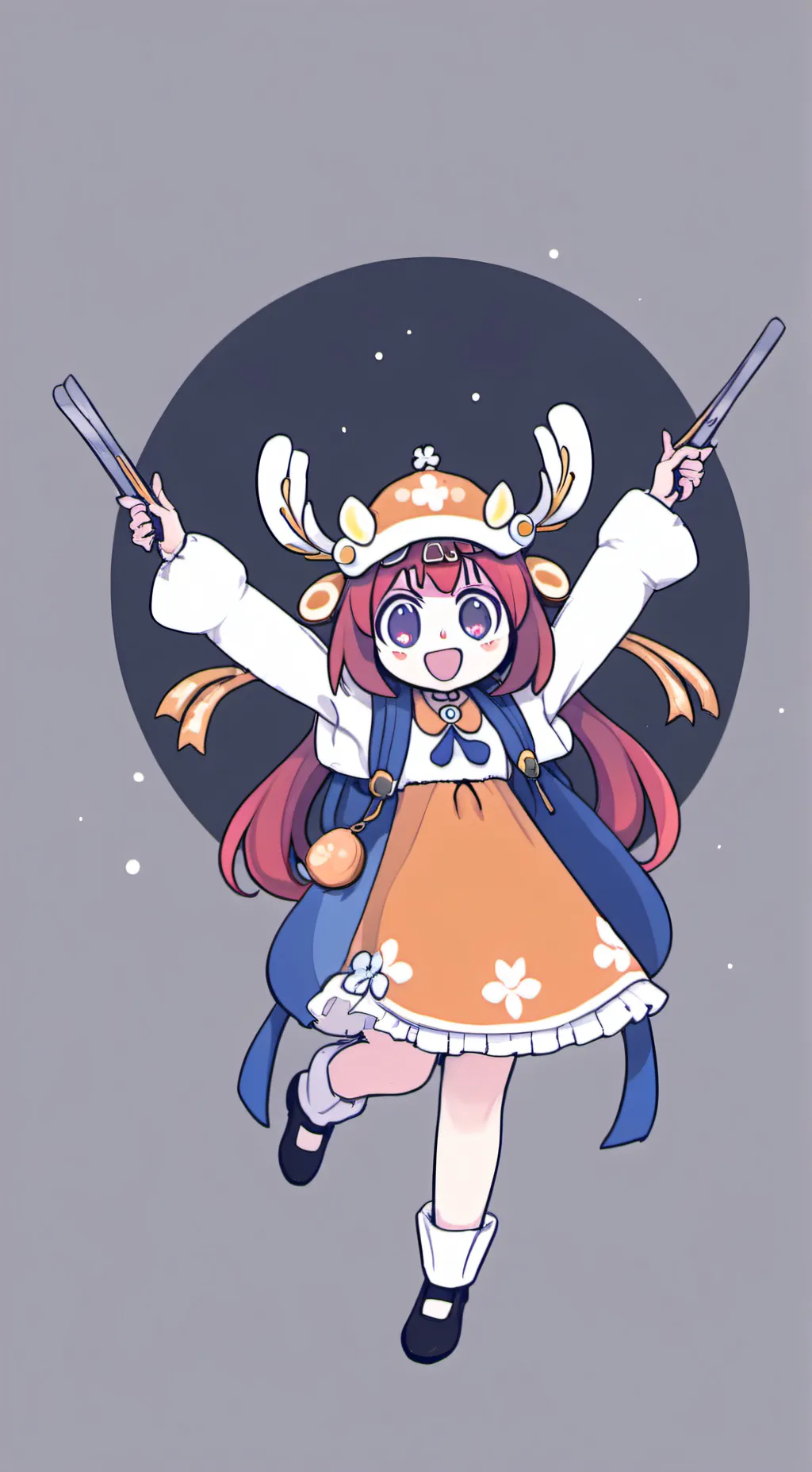 ai character: pompom background