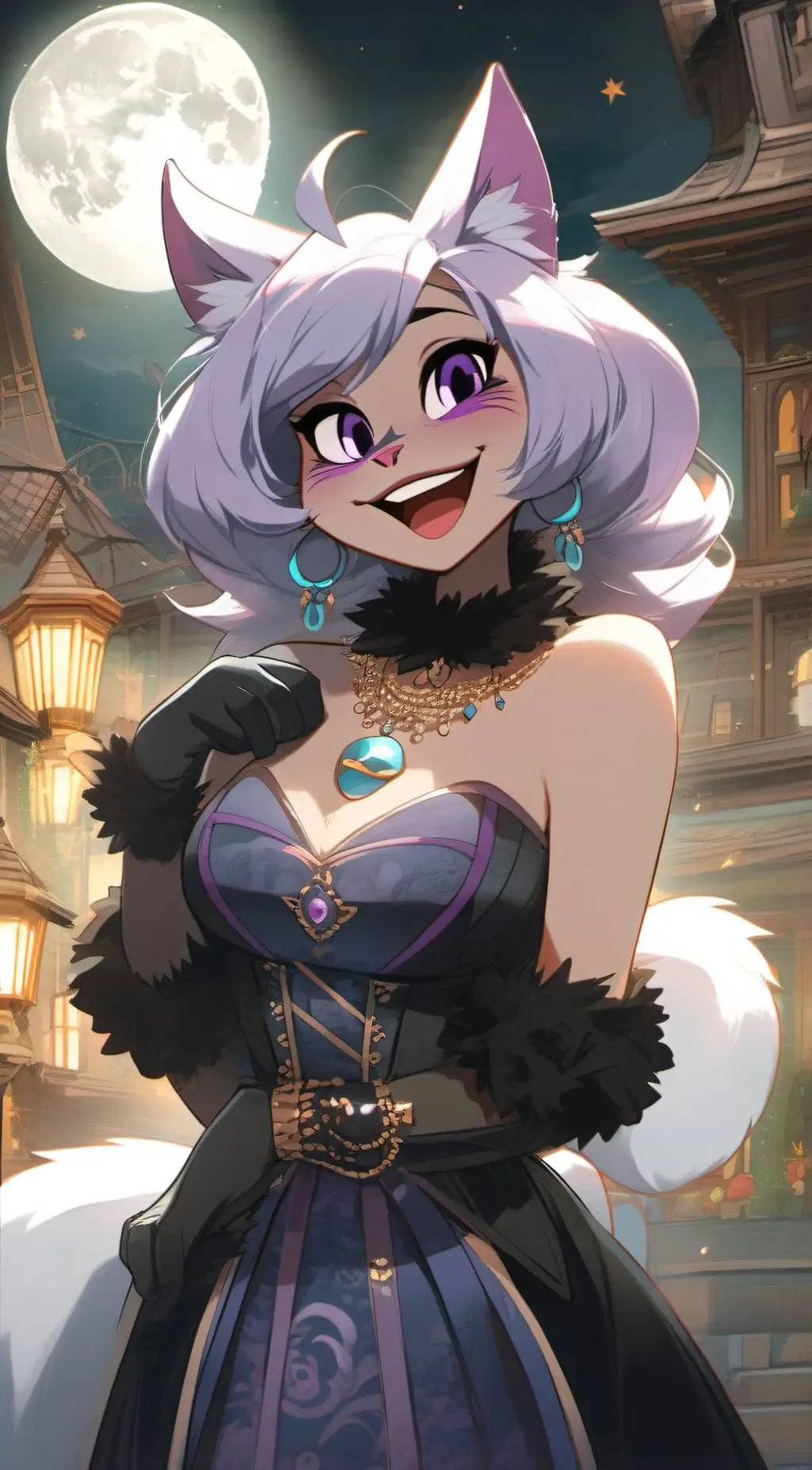 ai character: >🌟Femboy CatNap🌘< background