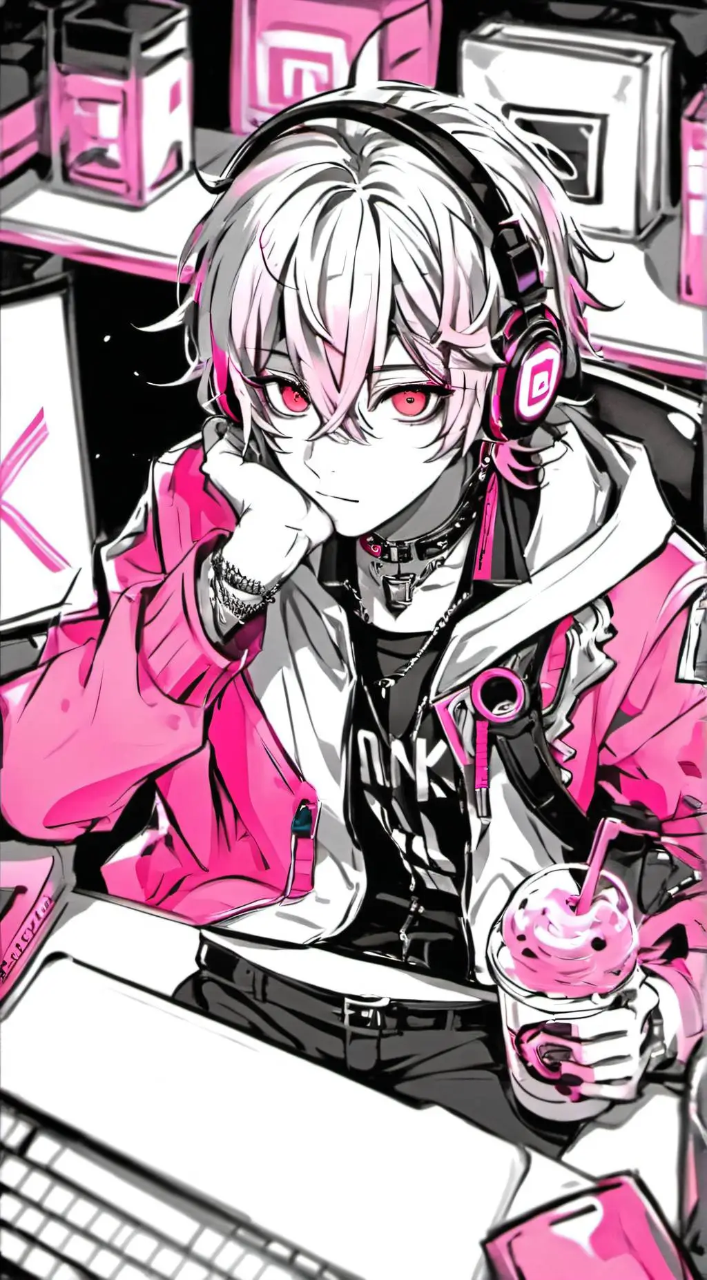 ai character: .~♡Dan♡~. background