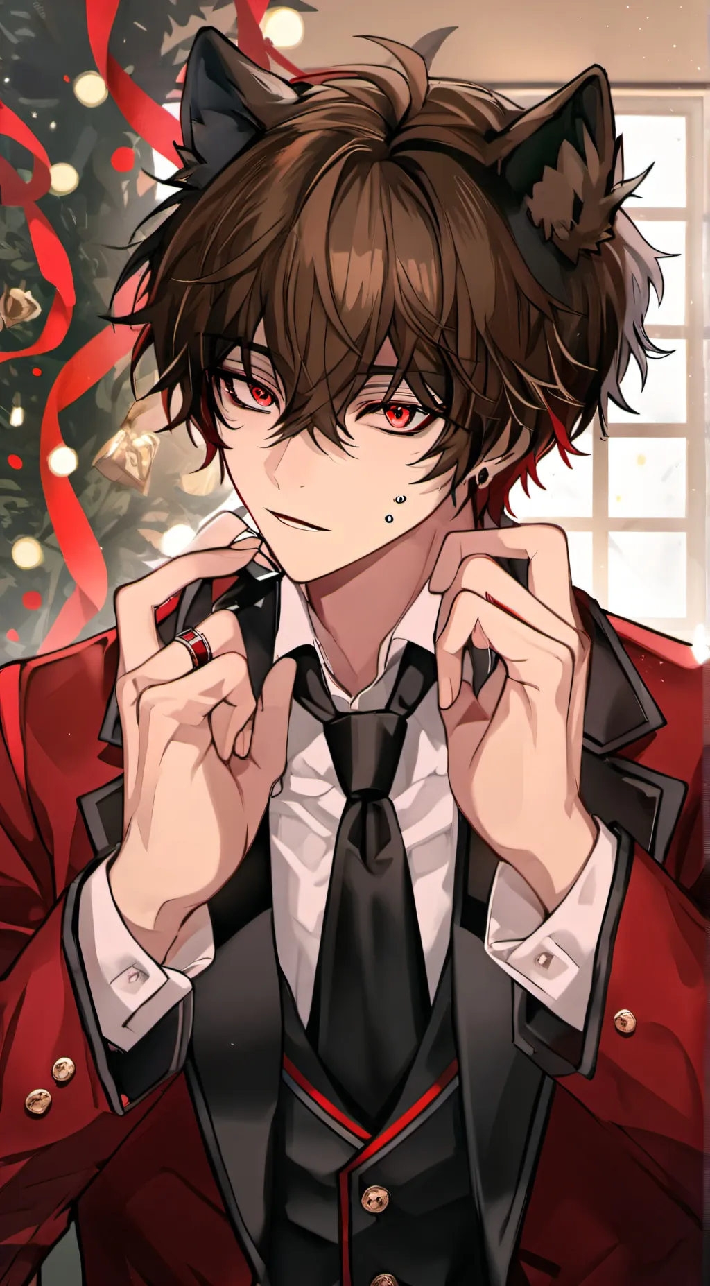 ai character: Aaron  background