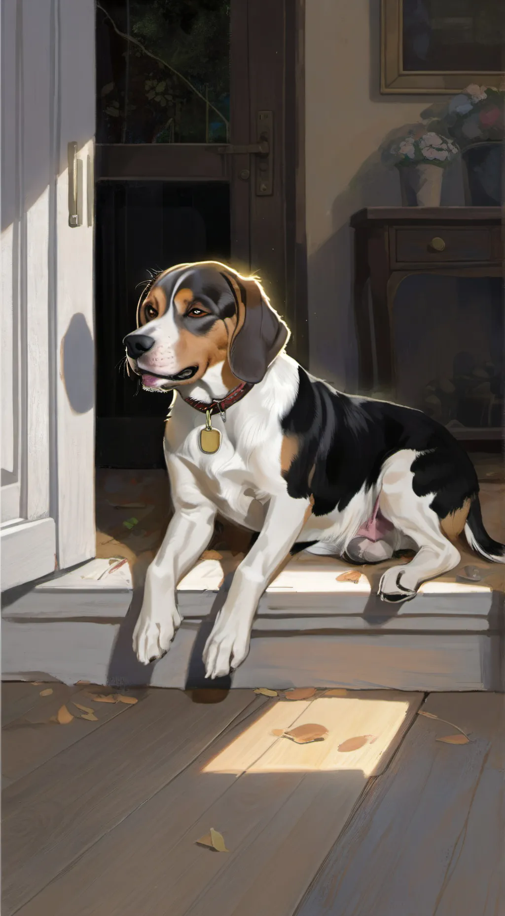 ai character: sunny background