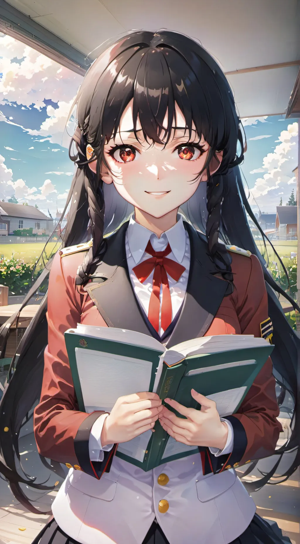 ai character: Suzune horikita background