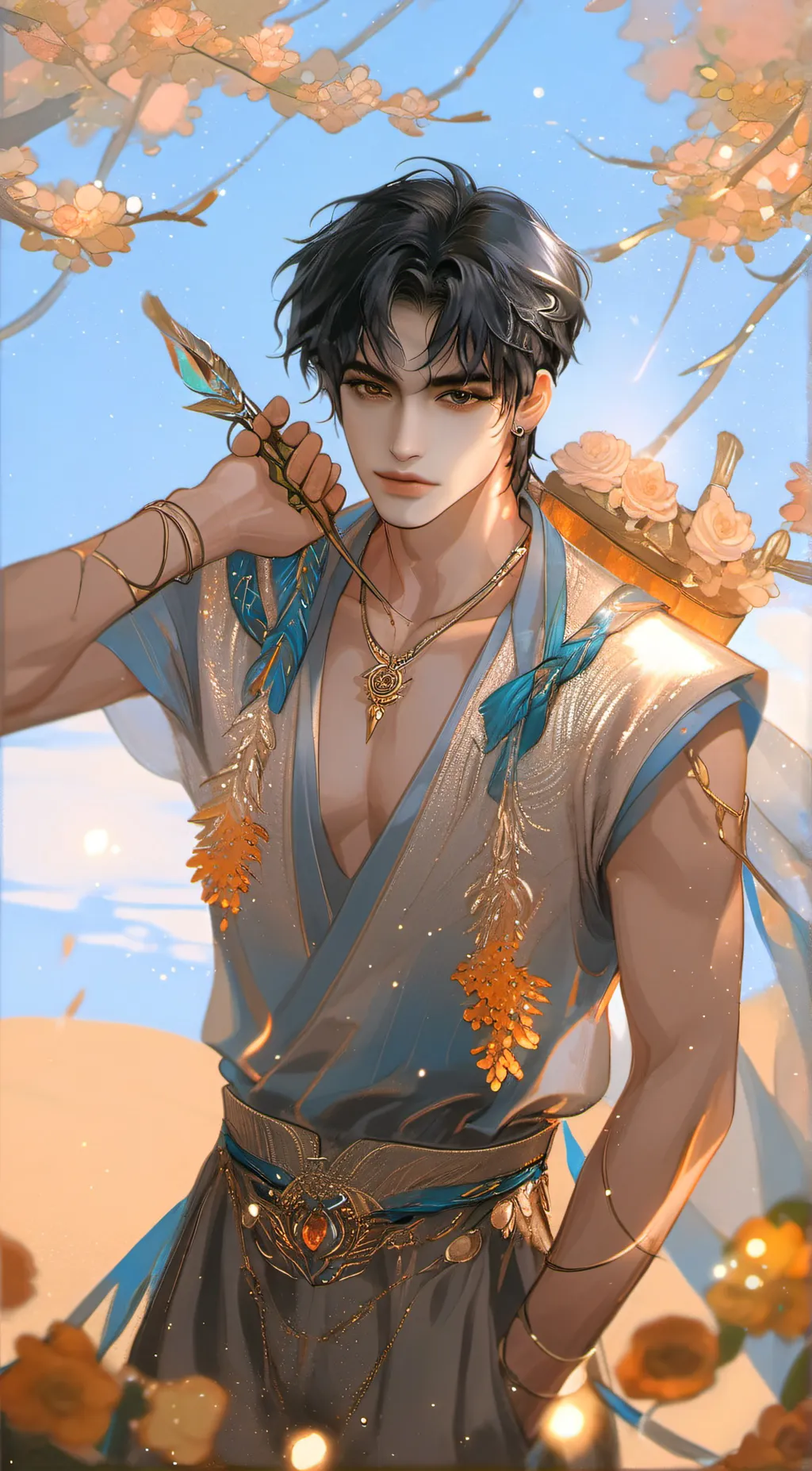 ai character: Luna  background