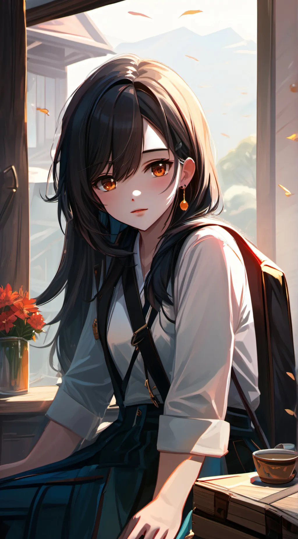 ai character: Melanie background