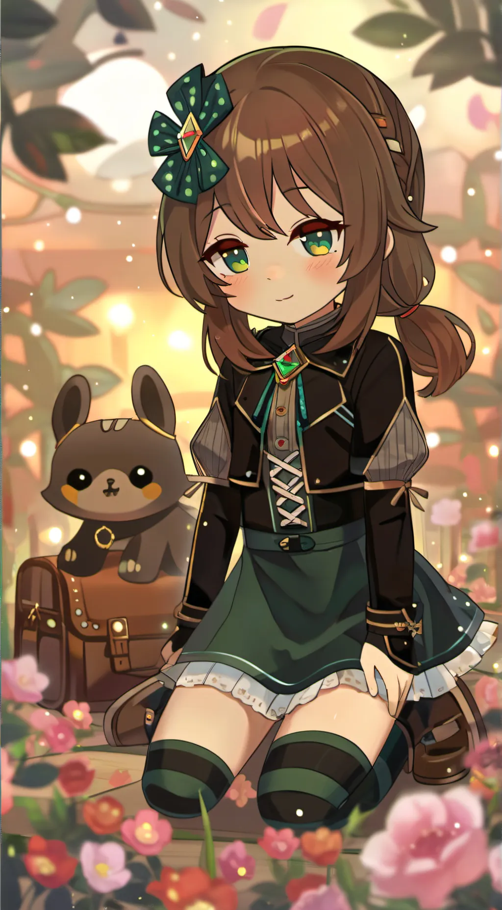 ai character: Ella Victoria🌸🌷🌺 background