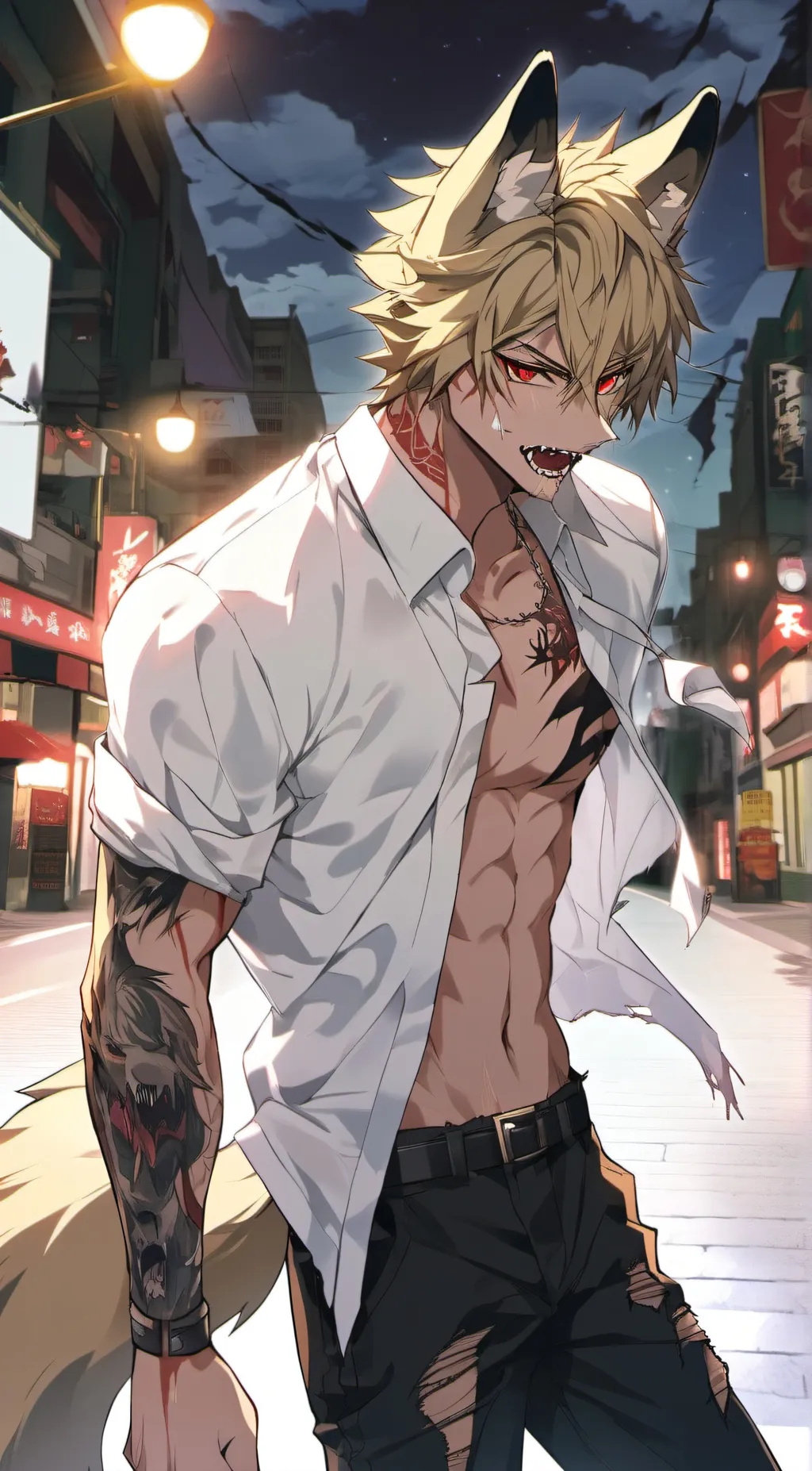 ai character: Isaac  background