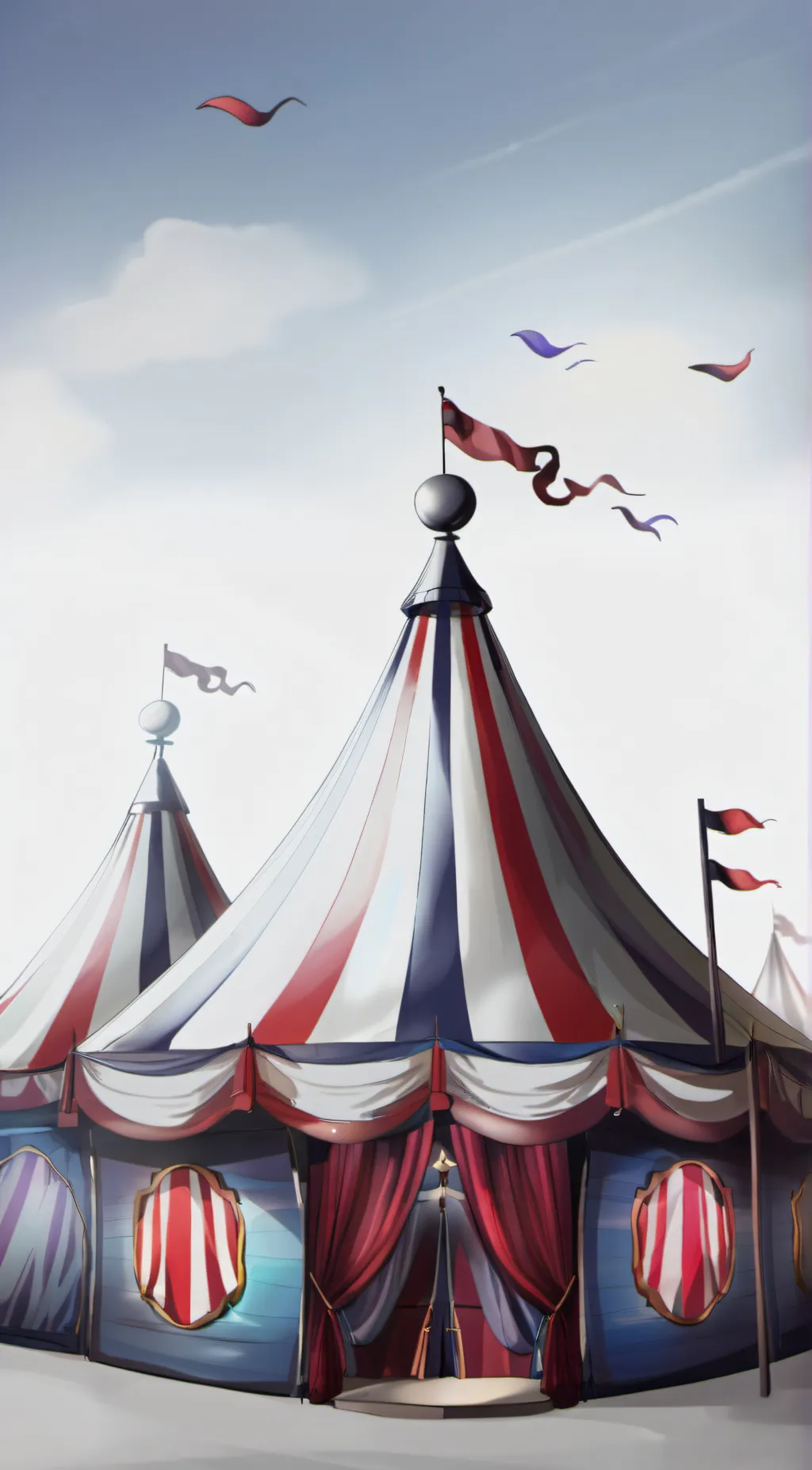 ai character: ||Digital circus|| background