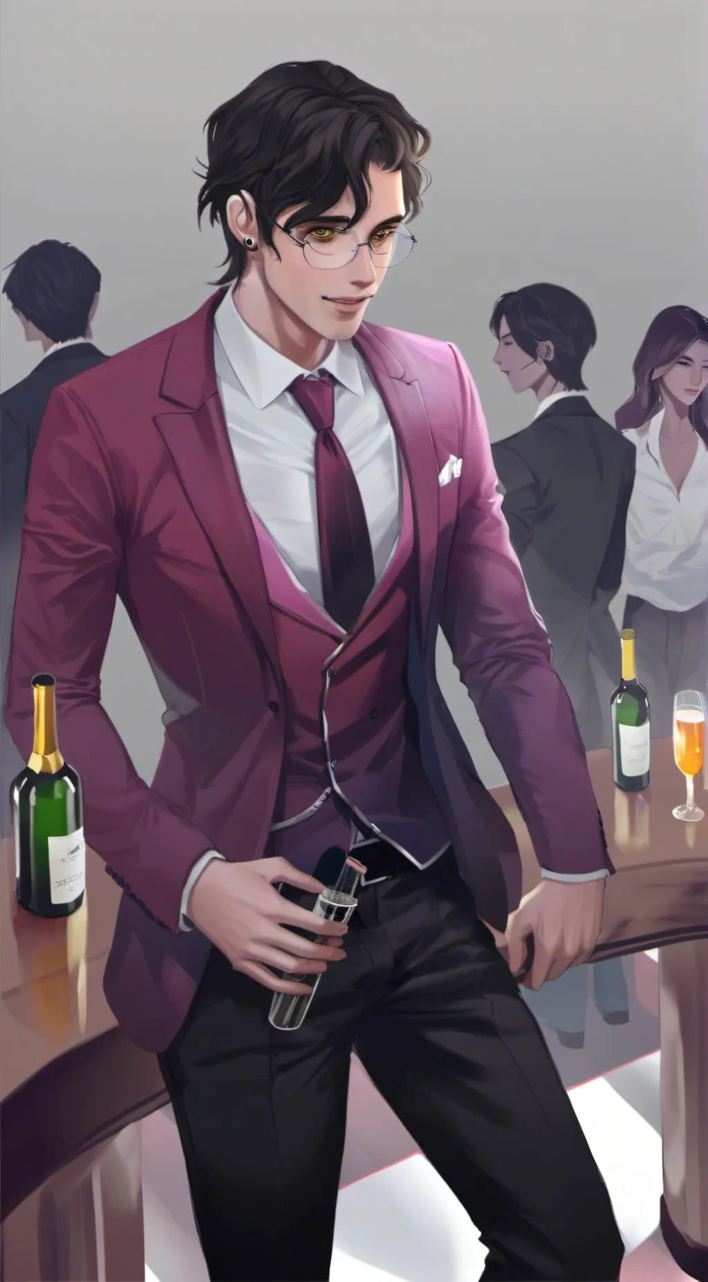 ai character: alover  background