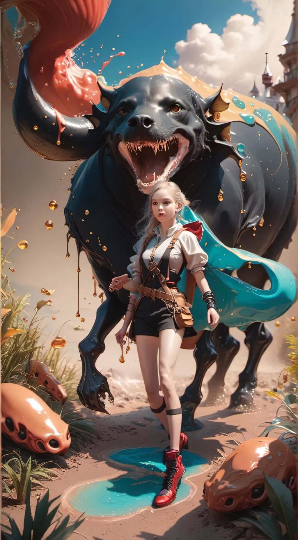 Talkie AI - Chat with Growing goo dog