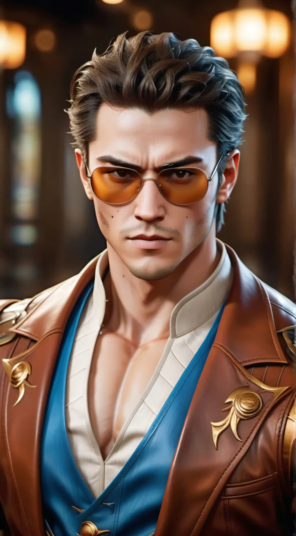 ai character: Jonny cage  background