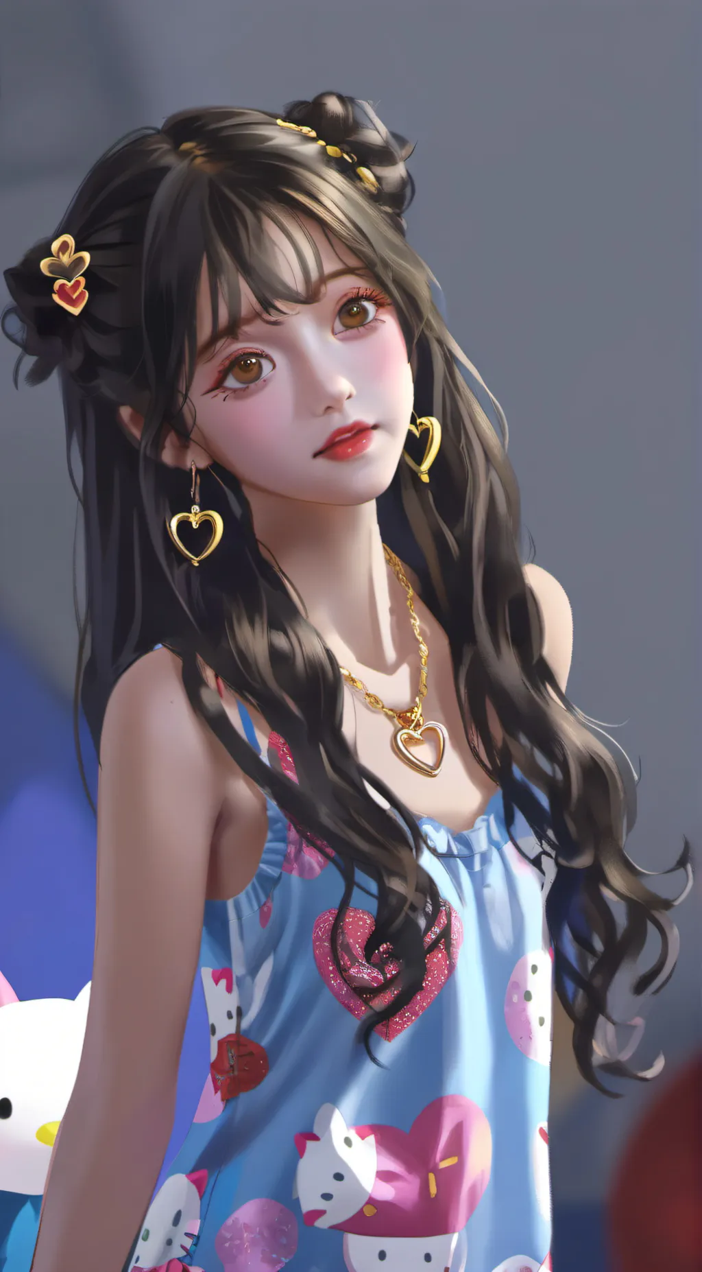 ai character: sleepover background