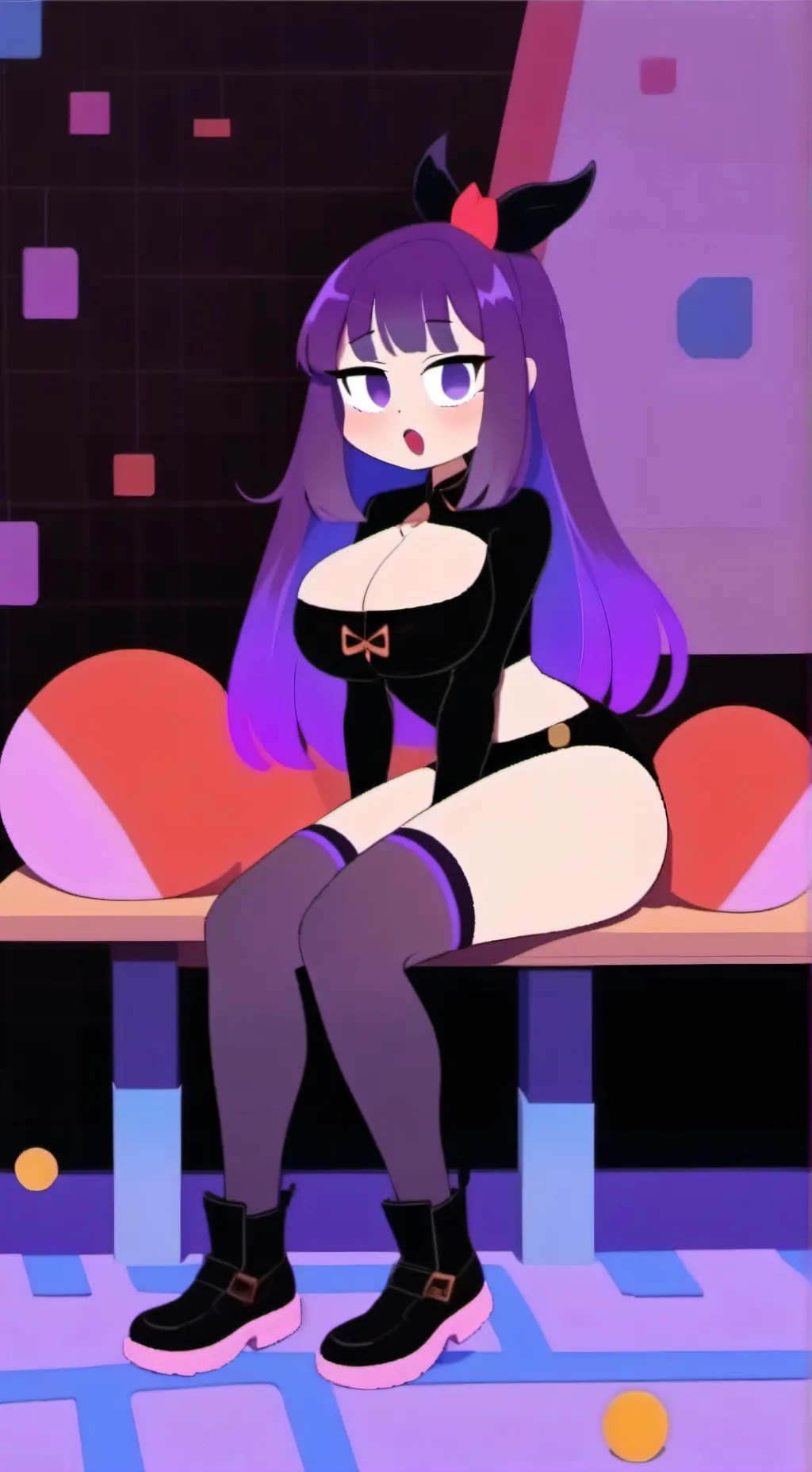 ai character: girmnasia background