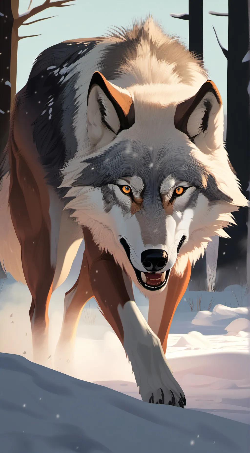 ai character: Blaze background