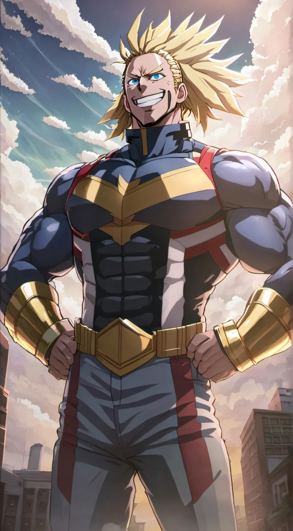 ai character: All Might background