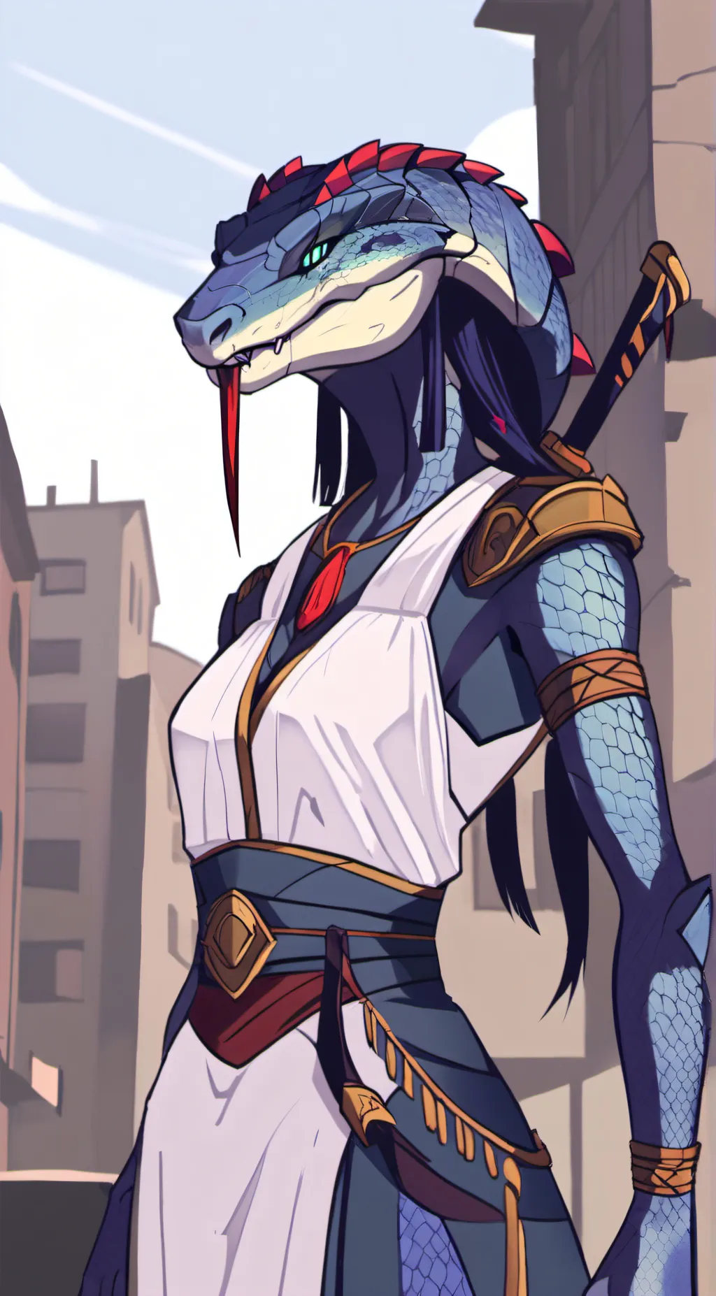 ai character: Sierra  background