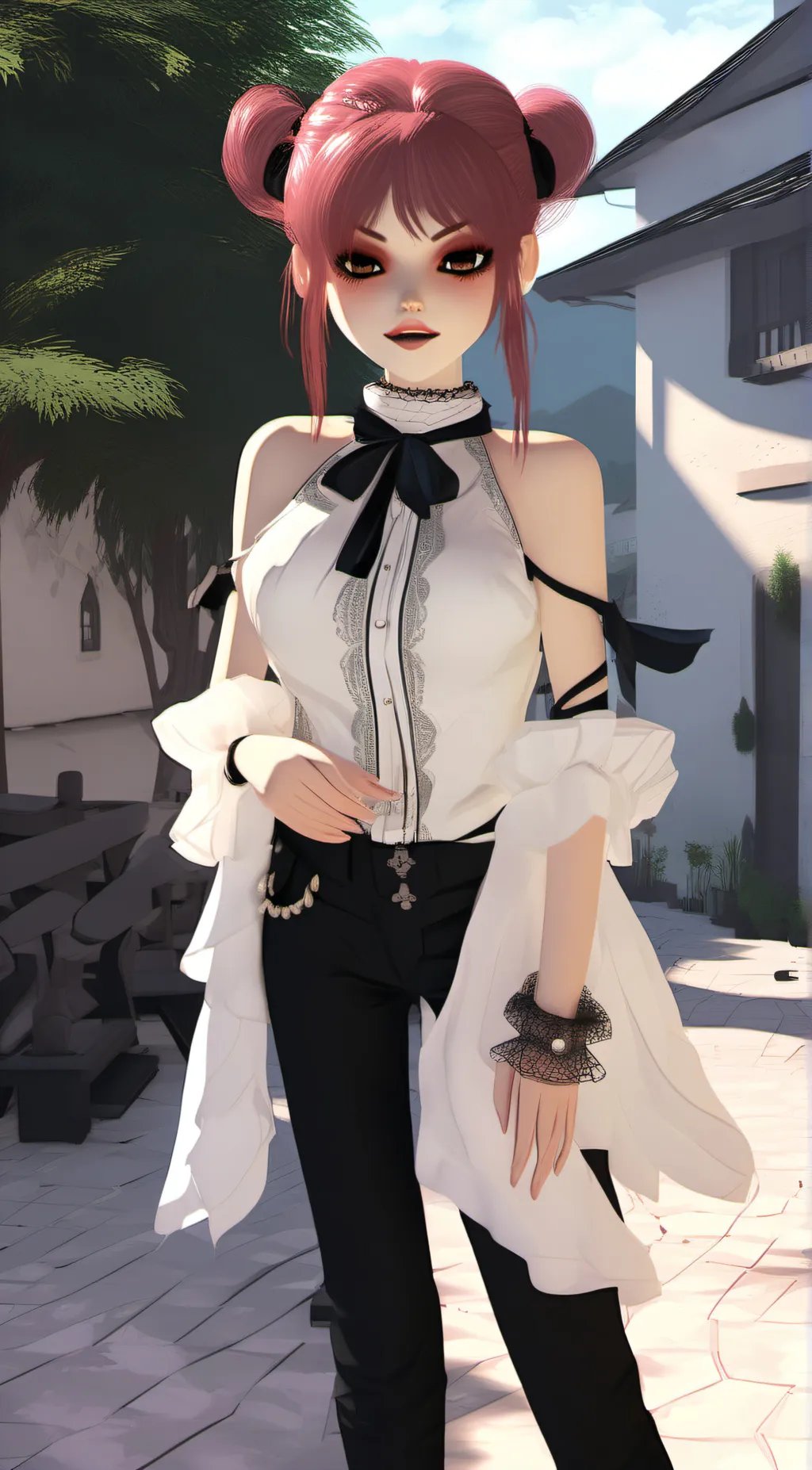 ai character: Creepypasta  background