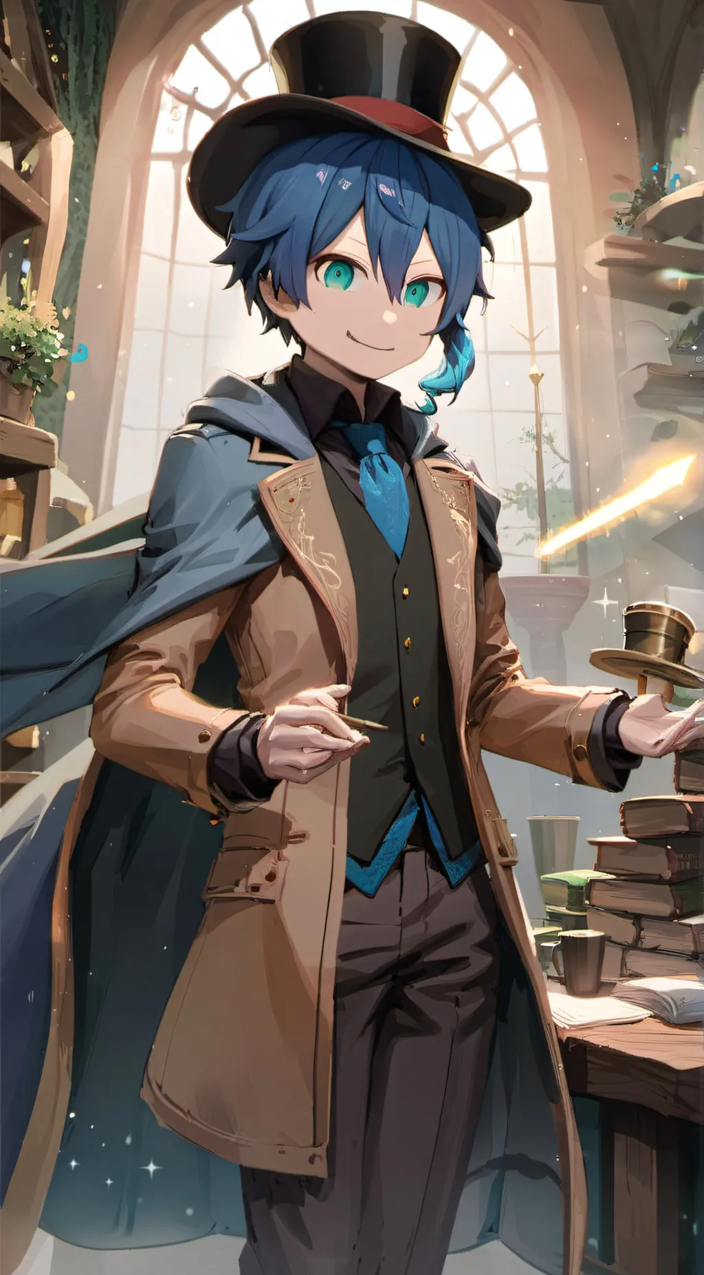 ai character: Issac background