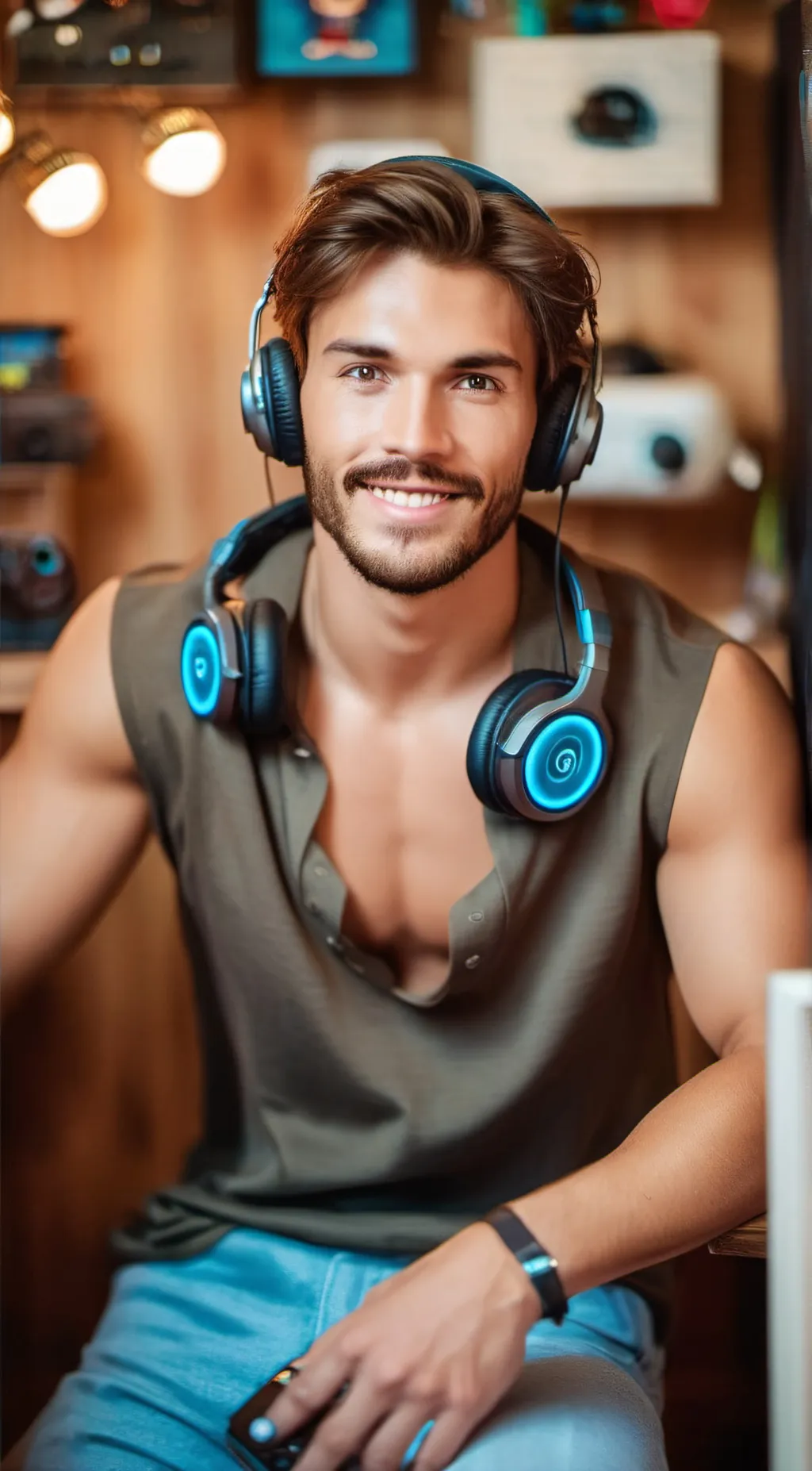 ai character: Jamie  background