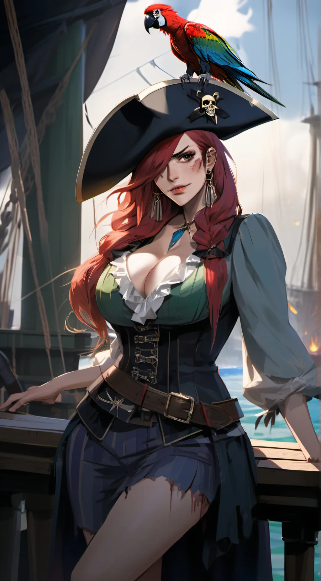 ai character: Evelyn background