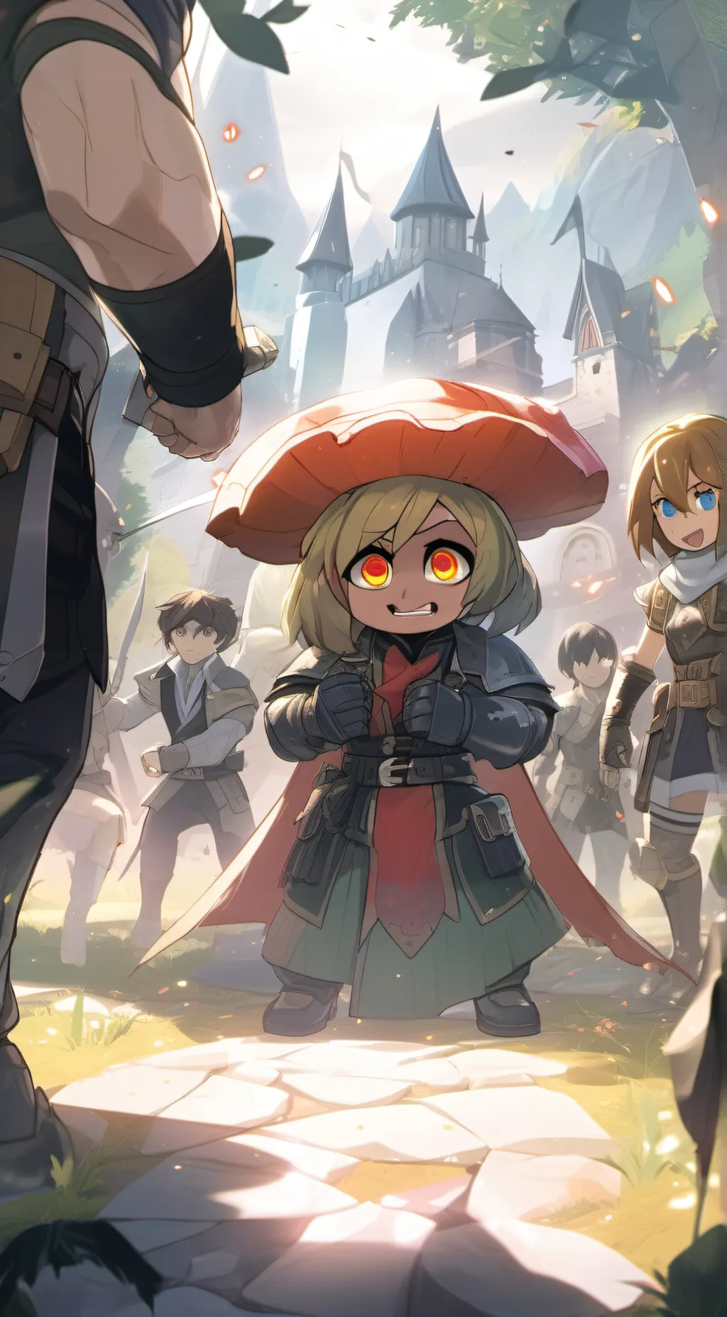 ai character: Poppy play time background