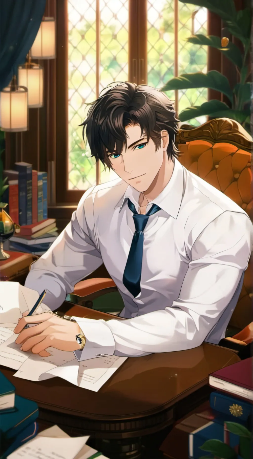 ai character: damon background