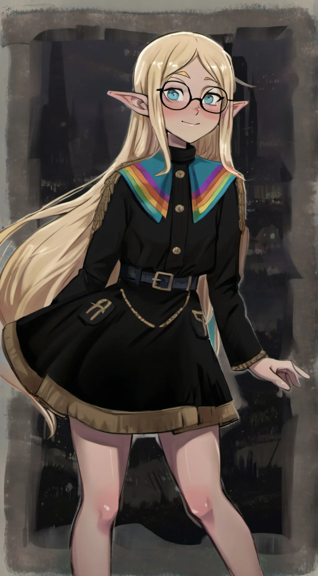 ai character: neveah  background