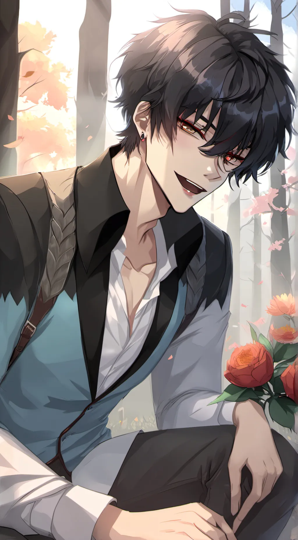 ai character: Leo background