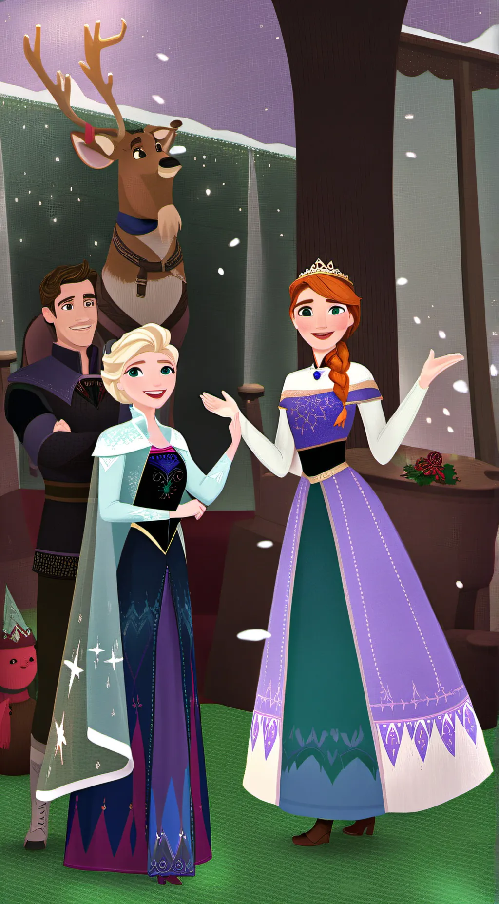 ai character: Elsa family  background