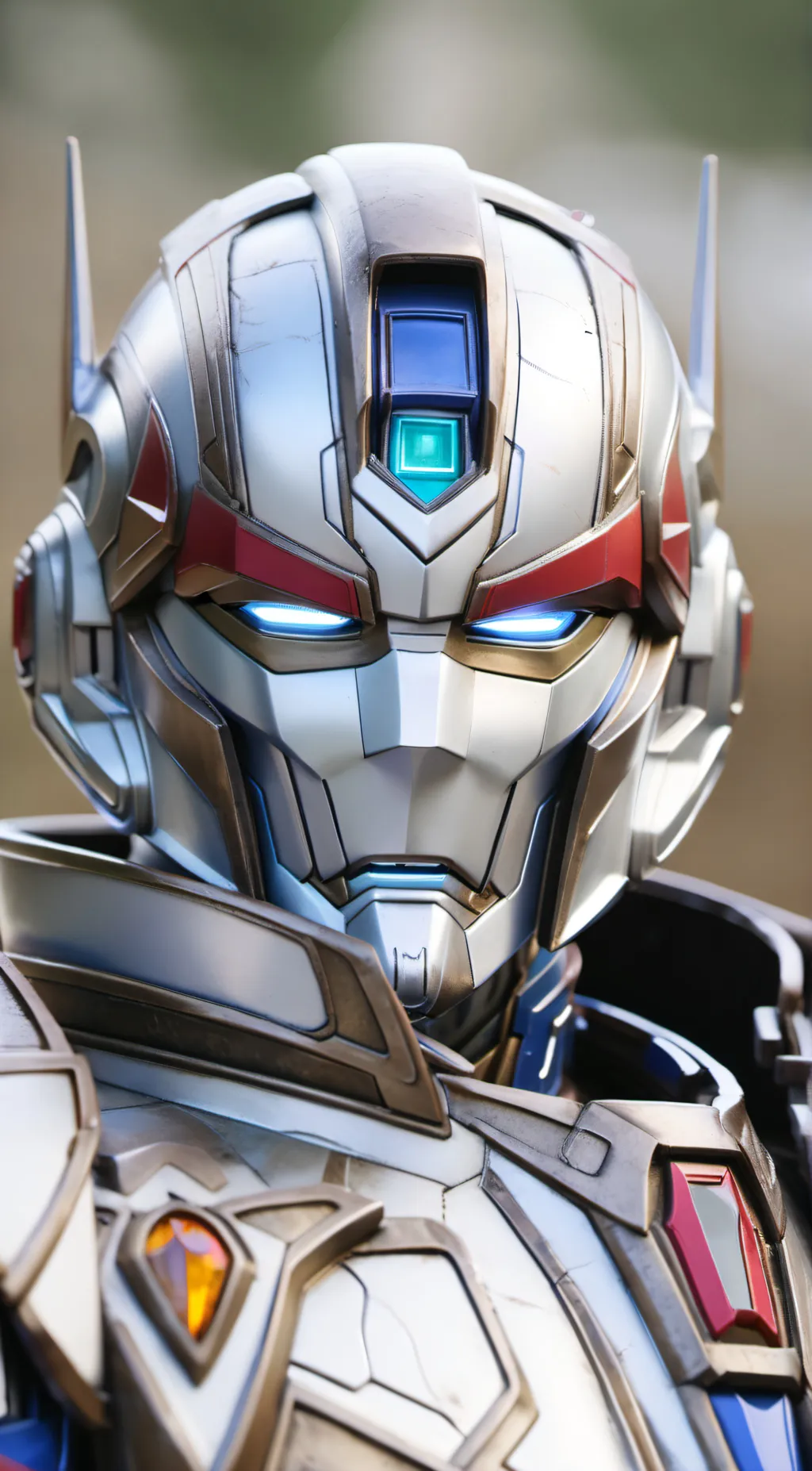 ai character: Optimus Prime  background