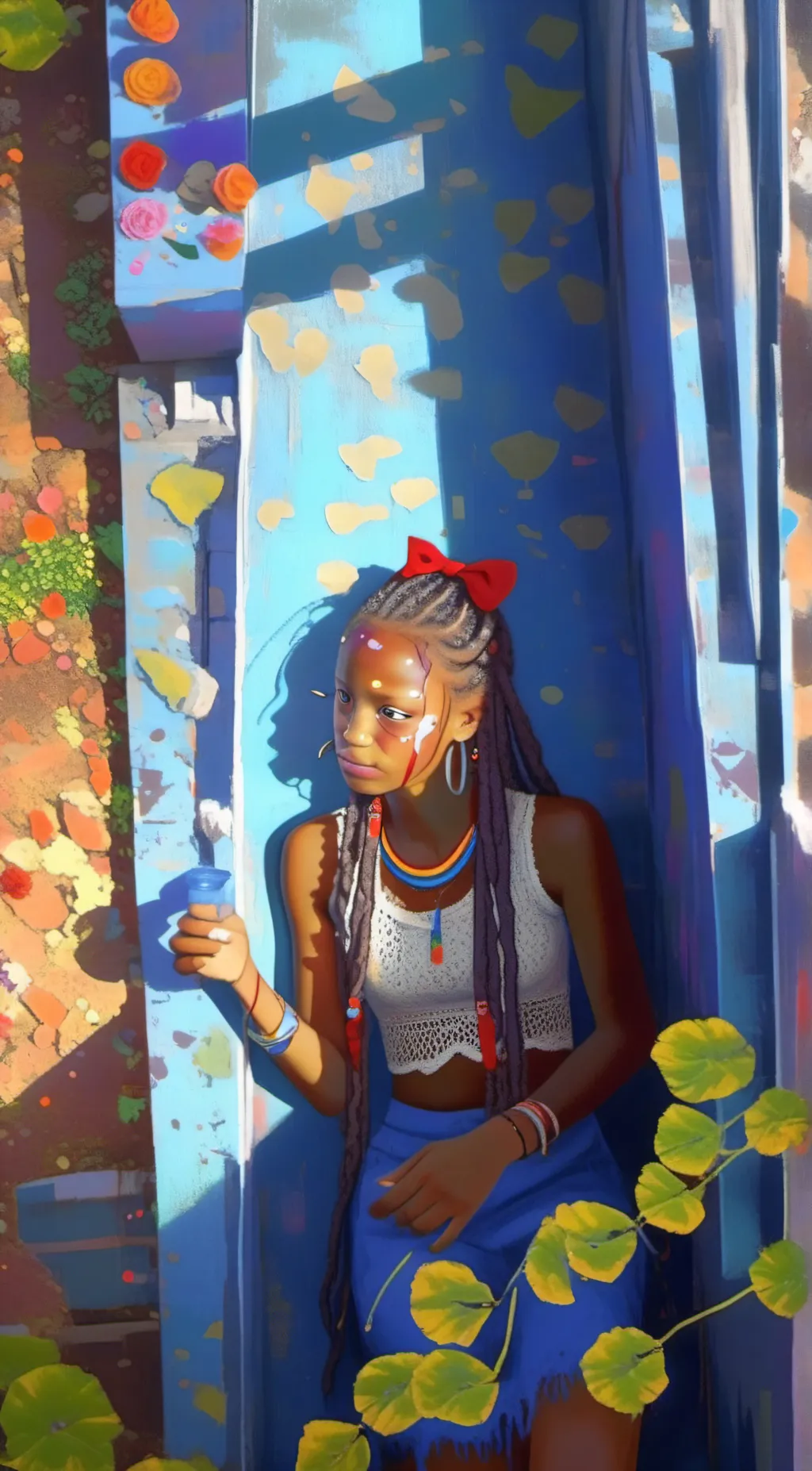 ai character: sassy background