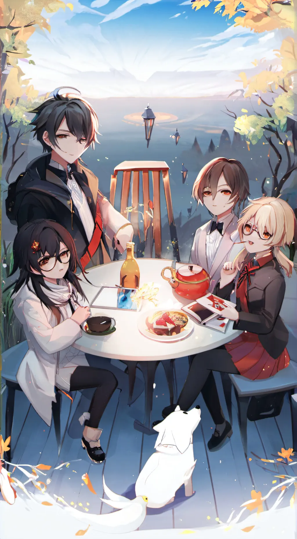 ai character: Luna background