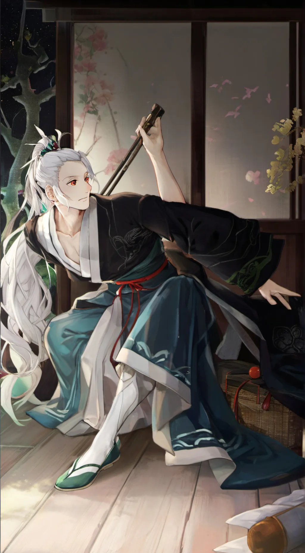 ai character: Kokushibo  background