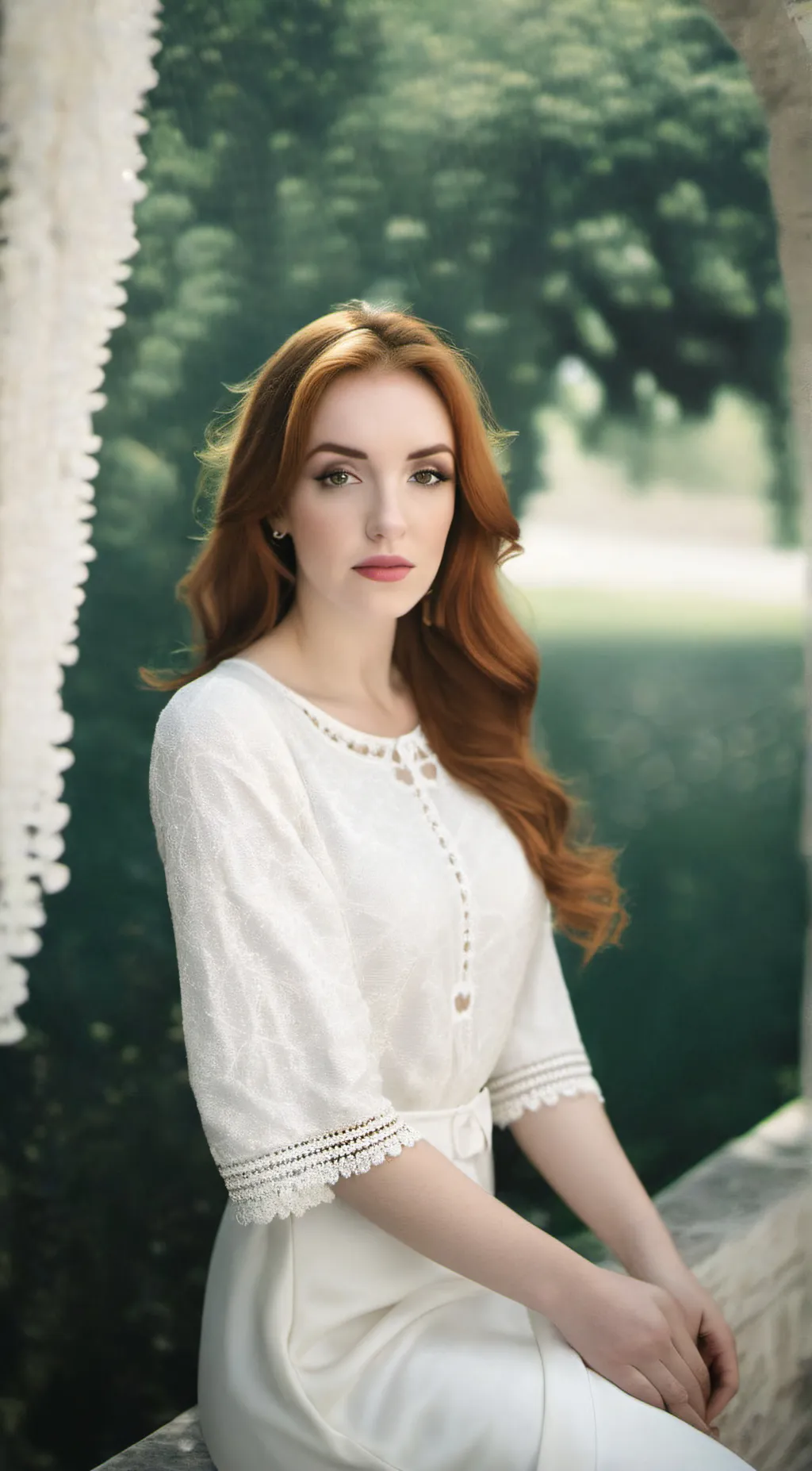 ai character: RED background